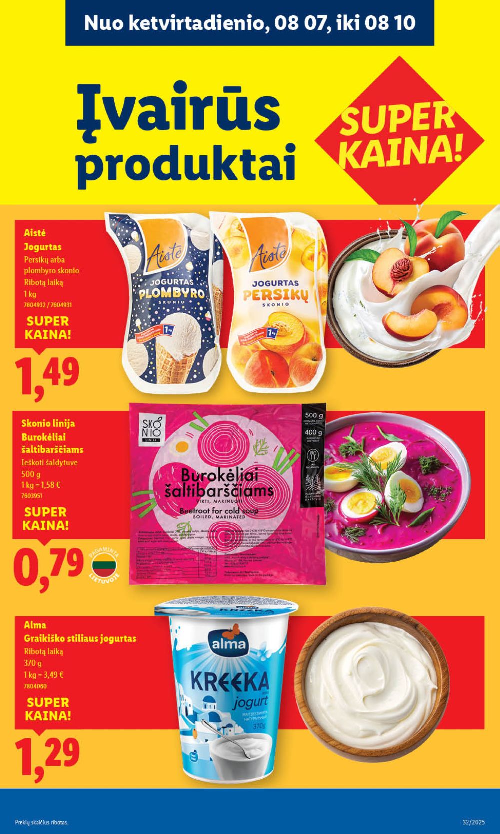 lidl - LIDL - Maisto prekių pasiūlymai (2025 08 07 - 2025 08 10) - page: 16
