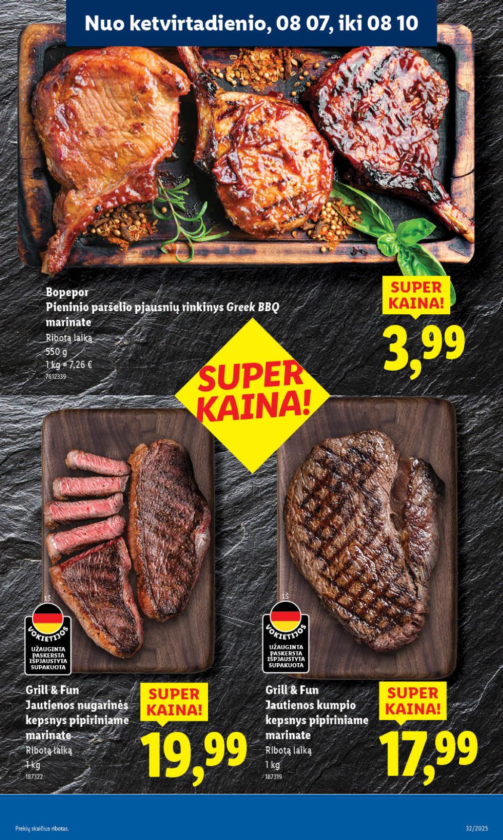 lidl - LIDL - Maisto prekių pasiūlymai (2025 08 07 - 2025 08 10) - page: 11