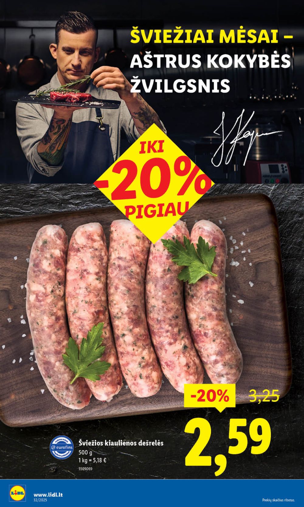 lidl - LIDL - Maisto prekių pasiūlymai (2025 08 07 - 2025 08 10) - page: 18