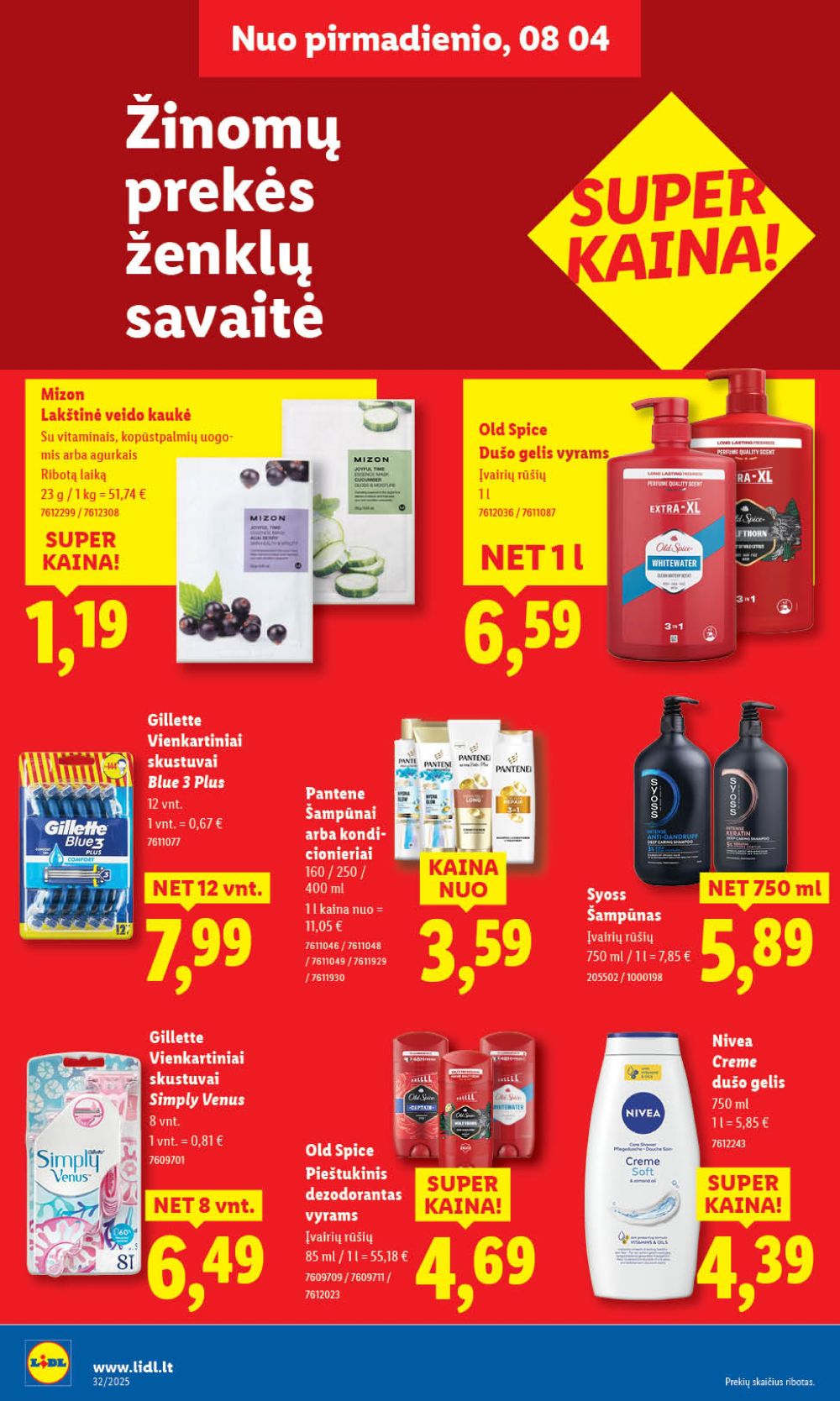 lidl - LIDL - Maisto prekių pasiūlymai (2025 08 07 - 2025 08 10) - page: 44