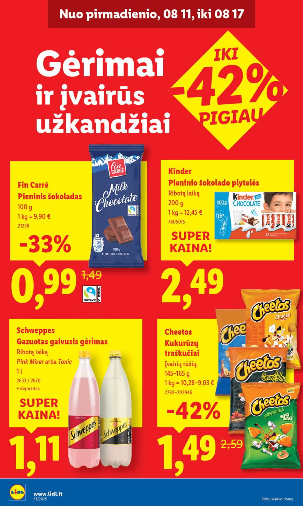 lidl - LIDL - Maisto prekių pasiūlymai (2025 08 11 - 2025 08 17) - page: 32 lidl - LIDL - Maisto prekių pasiūlymai (2025 08 11 - 2025 08 17) - page: 32