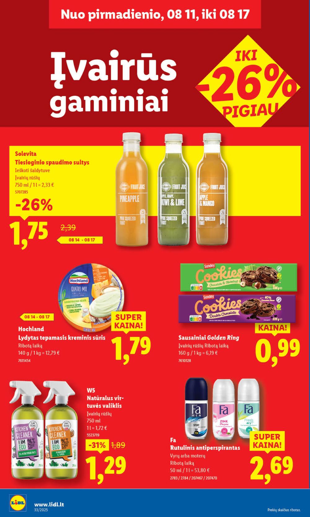 lidl - LIDL - Maisto prekių pasiūlymai (2025 08 11 - 2025 08 17) - page: 34 lidl - LIDL - Maisto prekių pasiūlymai (2025 08 11 - 2025 08 17) - page: 34