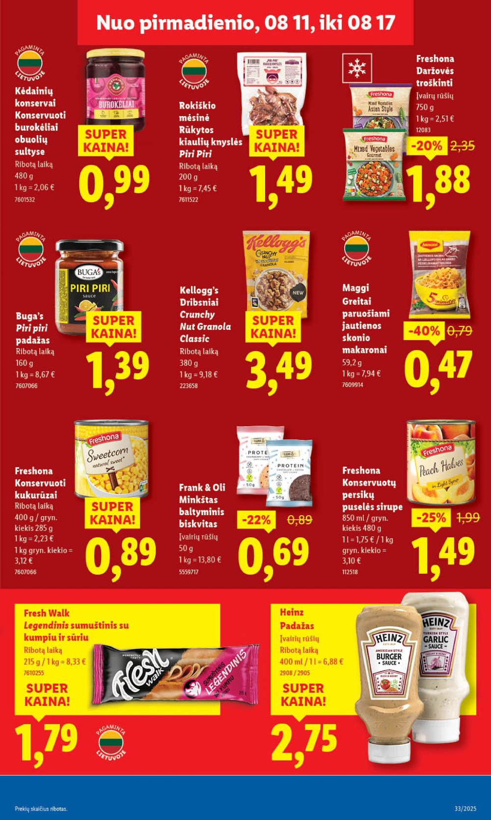 lidl - LIDL - Maisto prekių pasiūlymai (2025 08 11 - 2025 08 17) - page: 29 lidl - LIDL - Maisto prekių pasiūlymai (2025 08 11 - 2025 08 17) - page: 29