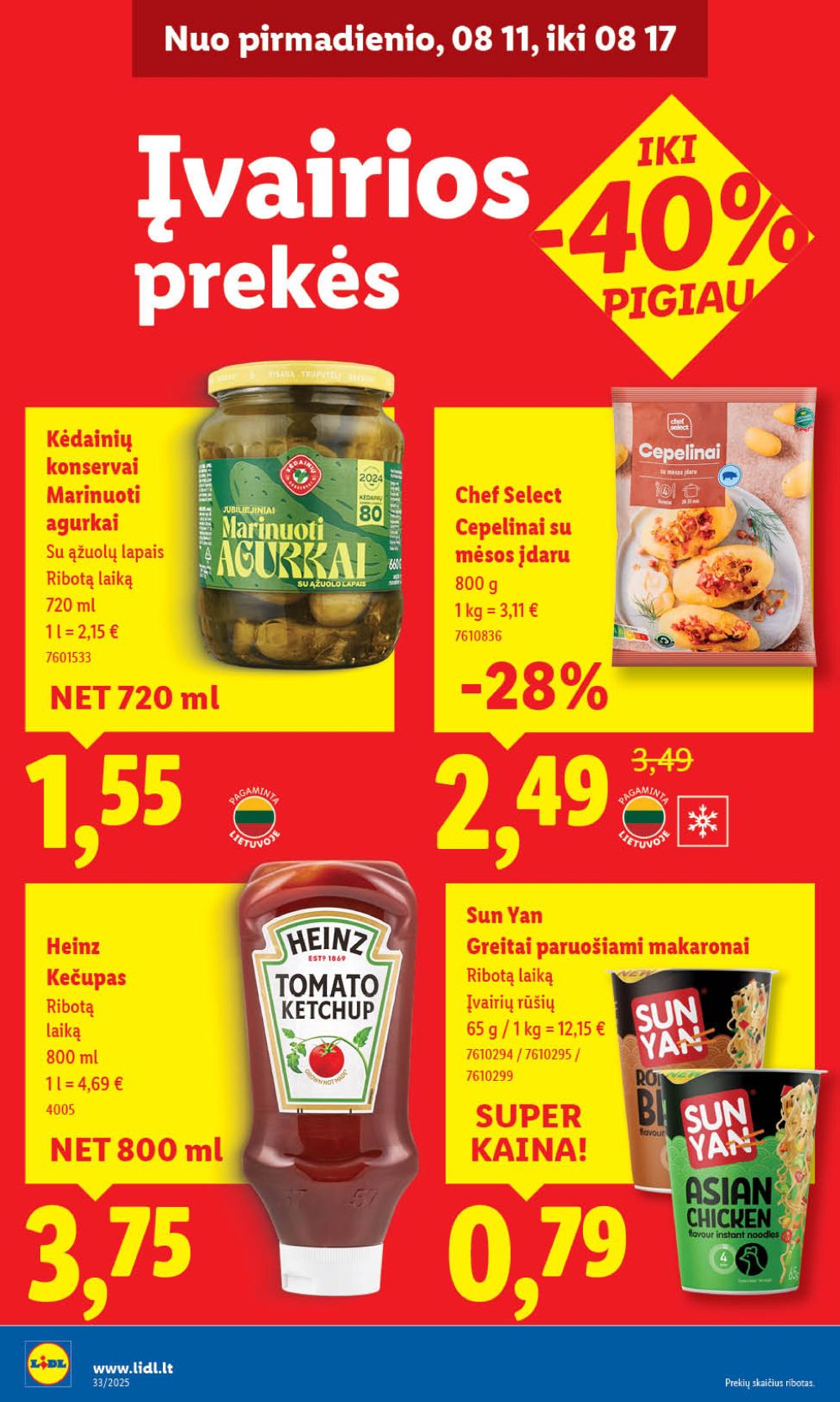 lidl - LIDL - Maisto prekių pasiūlymai (2025 08 11 - 2025 08 17) - page: 28 lidl - LIDL - Maisto prekių pasiūlymai (2025 08 11 - 2025 08 17) - page: 28