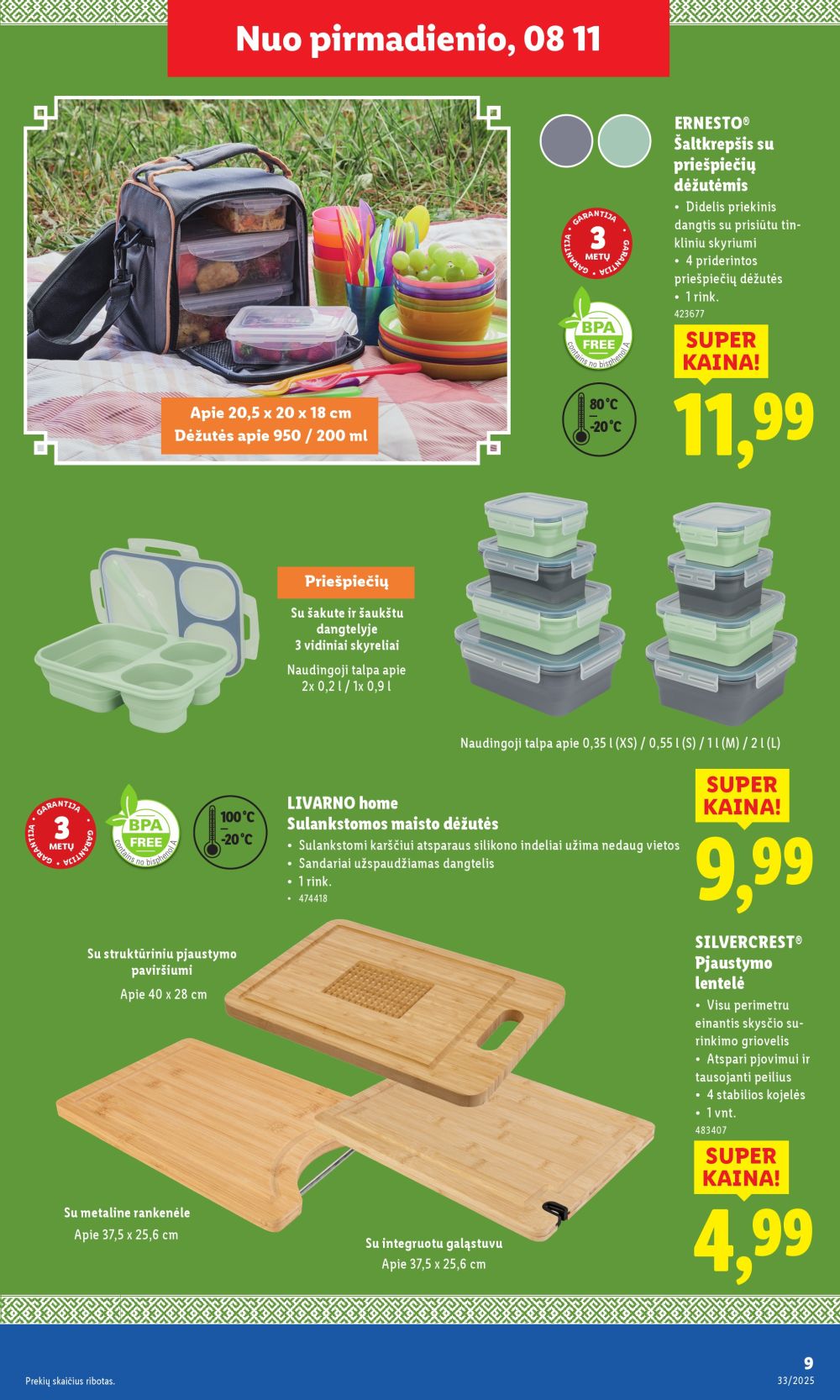 lidl - LIDL - Ne maisto prekių pasiūlymai (2025 08 11 - 2025 08 17) - page: 9 lidl - LIDL - Ne maisto prekių pasiūlymai (2025 08 11 - 2025 08 17) - page: 9