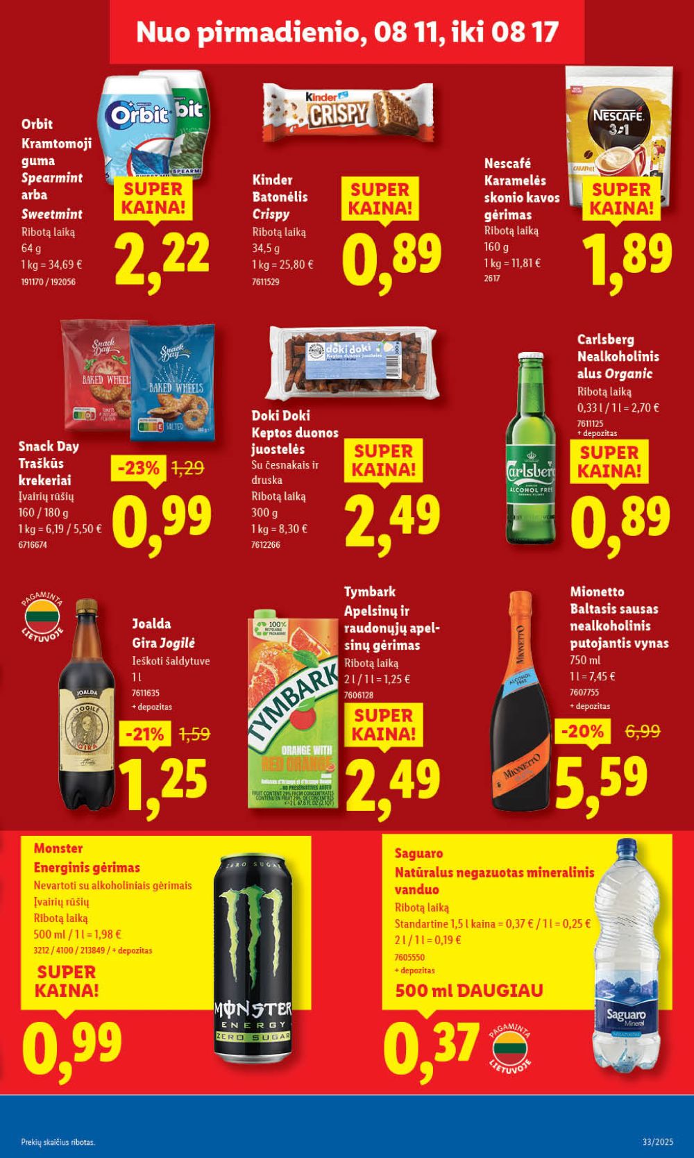 lidl - LIDL - Maisto prekių pasiūlymai (2025 08 14 - 2025 08 17) - page: 41 lidl - LIDL - Maisto prekių pasiūlymai (2025 08 14 - 2025 08 17) - page: 41