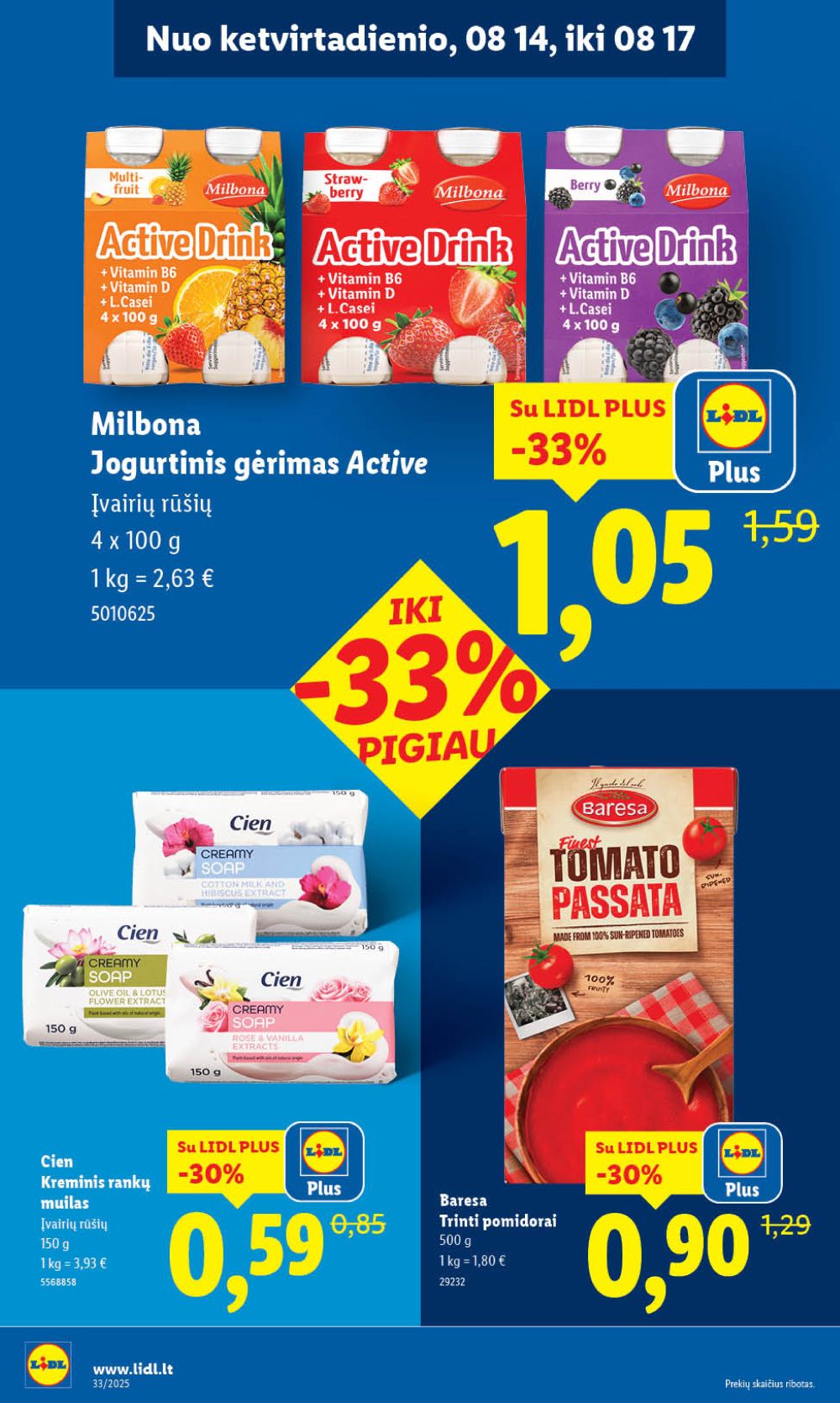 lidl - LIDL - Maisto prekių pasiūlymai (2025 08 14 - 2025 08 17) - page: 14 lidl - LIDL - Maisto prekių pasiūlymai (2025 08 14 - 2025 08 17) - page: 14