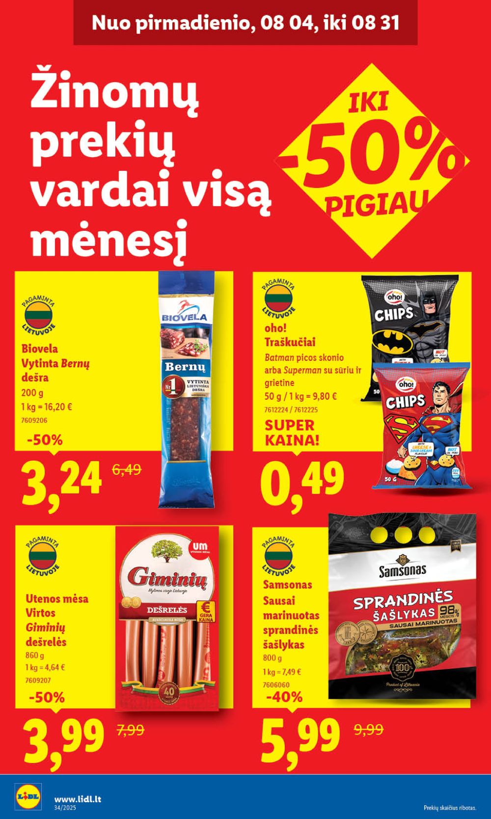 lidl - LIDL - Maisto prekių pasiūlymai (2025 08 18 - 2025 08 24) - page: 32 lidl - LIDL - Maisto prekių pasiūlymai (2025 08 18 - 2025 08 24) - page: 32