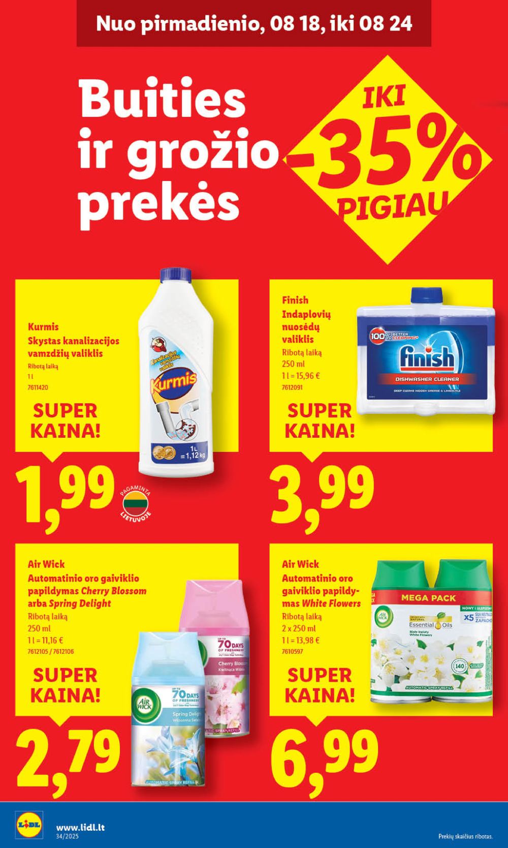 lidl - LIDL - Maisto prekių pasiūlymai (2025 08 18 - 2025 08 24) - page: 50 lidl - LIDL - Maisto prekių pasiūlymai (2025 08 18 - 2025 08 24) - page: 50