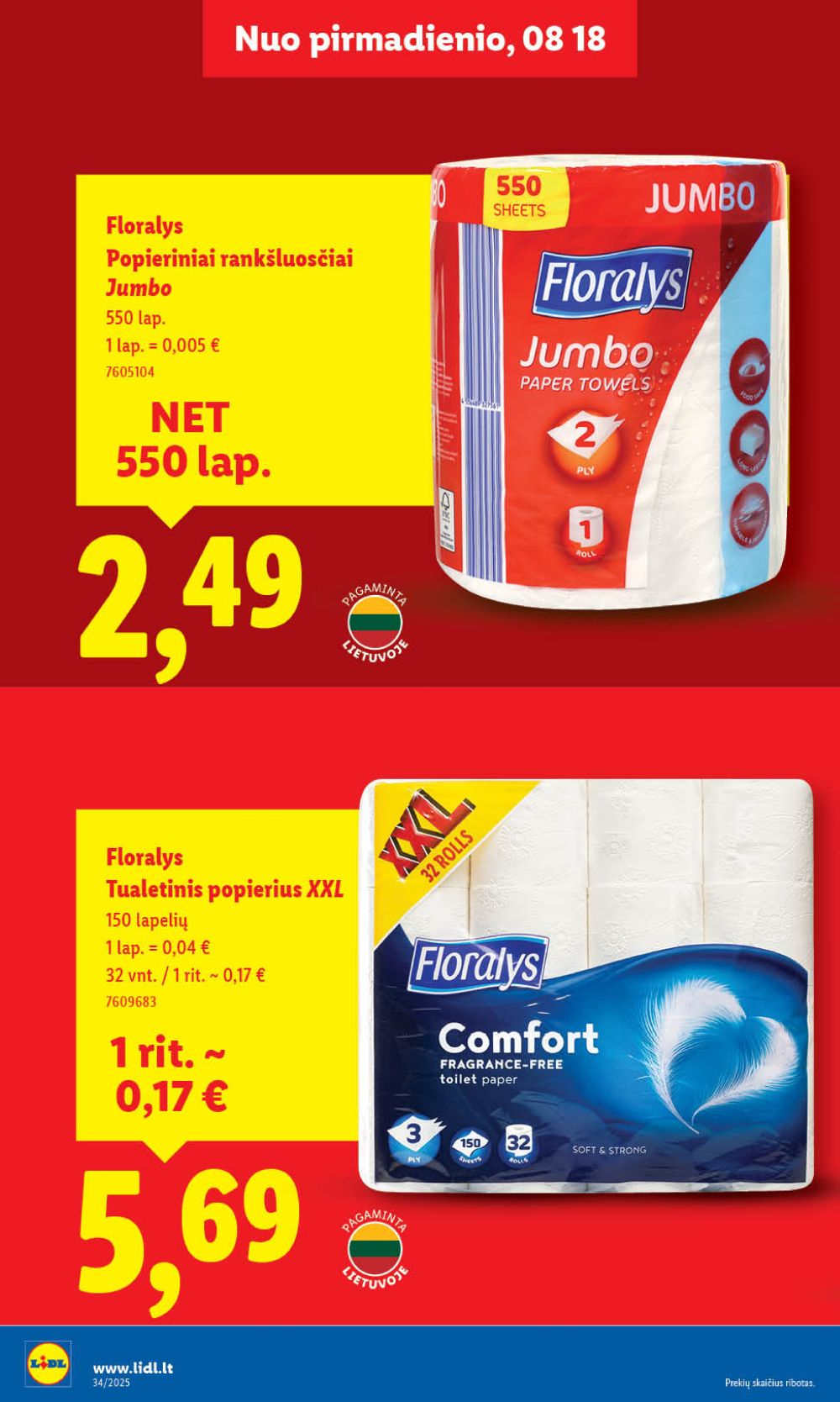lidl - LIDL - Maisto prekių pasiūlymai (2025 08 18 - 2025 08 24) - page: 36 lidl - LIDL - Maisto prekių pasiūlymai (2025 08 18 - 2025 08 24) - page: 36