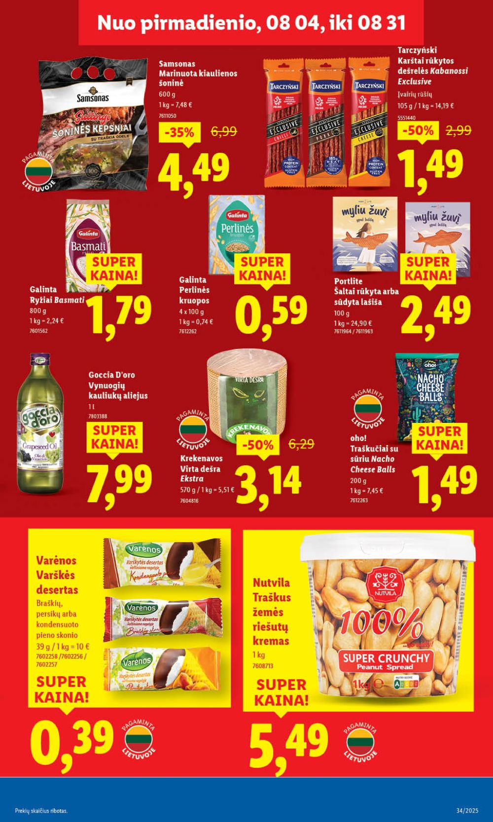 lidl - LIDL - Maisto prekių pasiūlymai (2025 08 18 - 2025 08 24) - page: 33 lidl - LIDL - Maisto prekių pasiūlymai (2025 08 18 - 2025 08 24) - page: 33