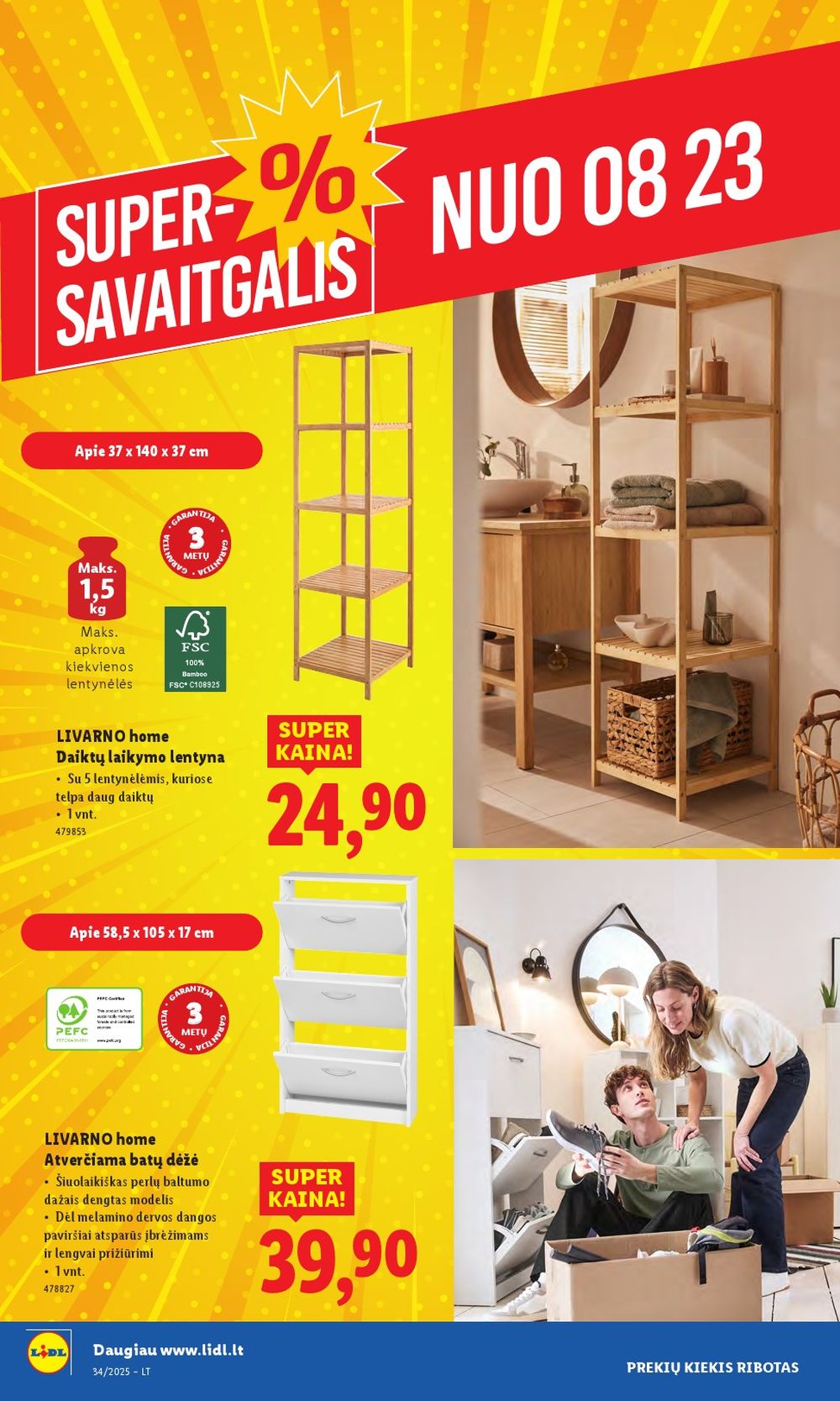 lidl - LIDL - Ne maisto prekių pasiūlymai (2025 08 18 - 2025 08 24) - page: 36