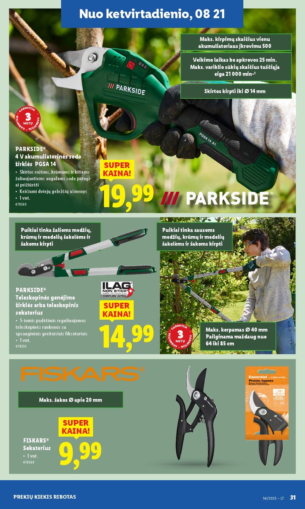 lidl - LIDL - Ne maisto prekių pasiūlymai (2025 08 18 - 2025 08 24) - page: 27