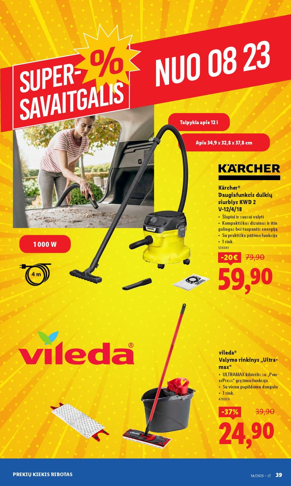 lidl - LIDL - Ne maisto prekių pasiūlymai (2025 08 18 - 2025 08 24) - page: 35