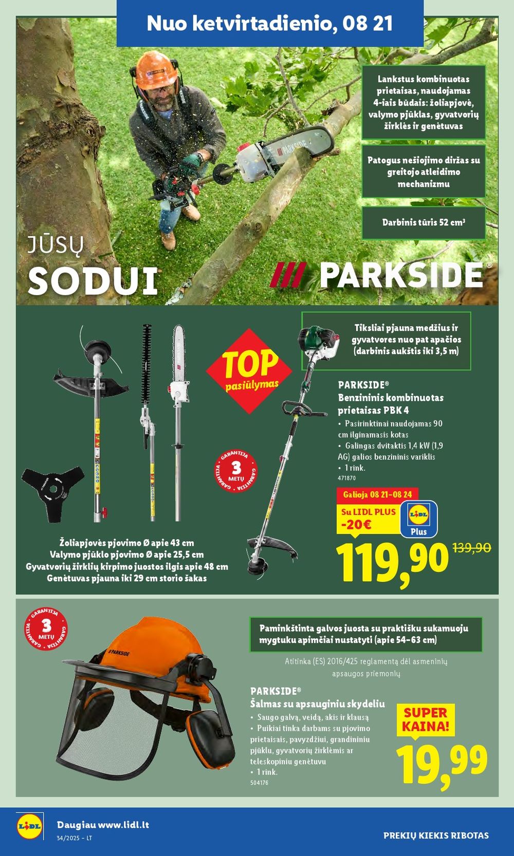 lidl - LIDL - Ne maisto prekių pasiūlymai (2025 08 18 - 2025 08 24) - page: 24