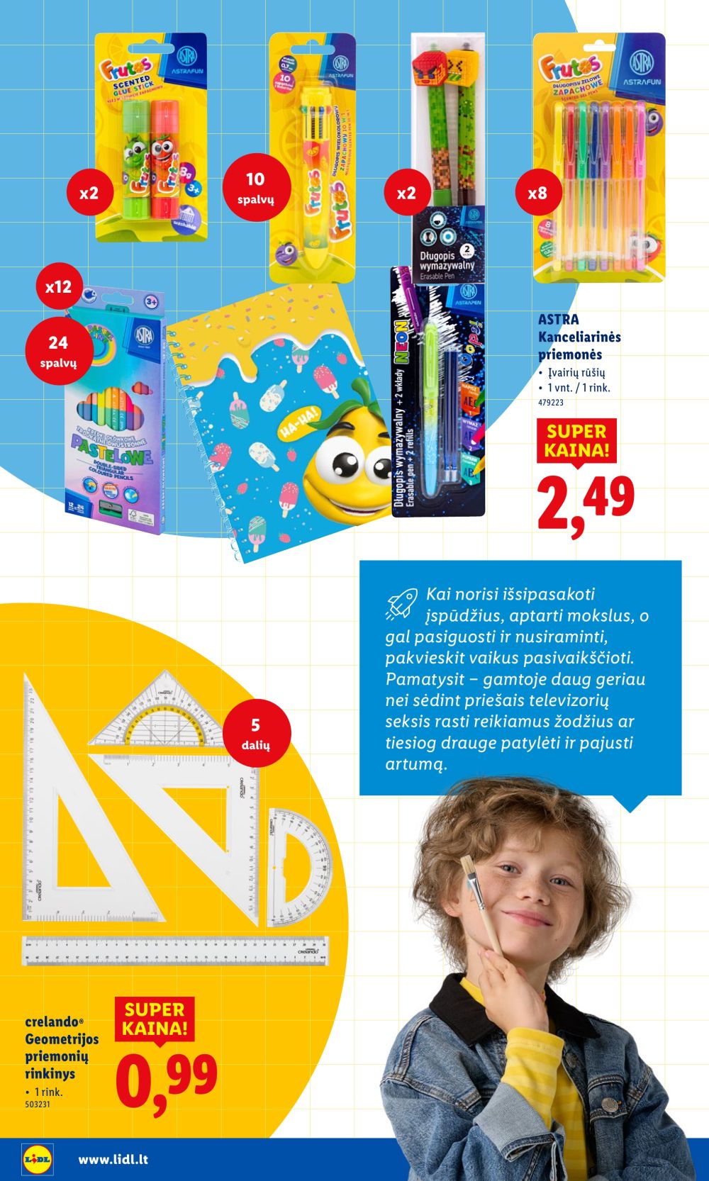 lidl - LIDL - Mokyklinių prekių katalogas (2025 08 21 - ) - page: 50 lidl - LIDL - Mokyklinių prekių katalogas (2025 08 21 - ) - page: 50