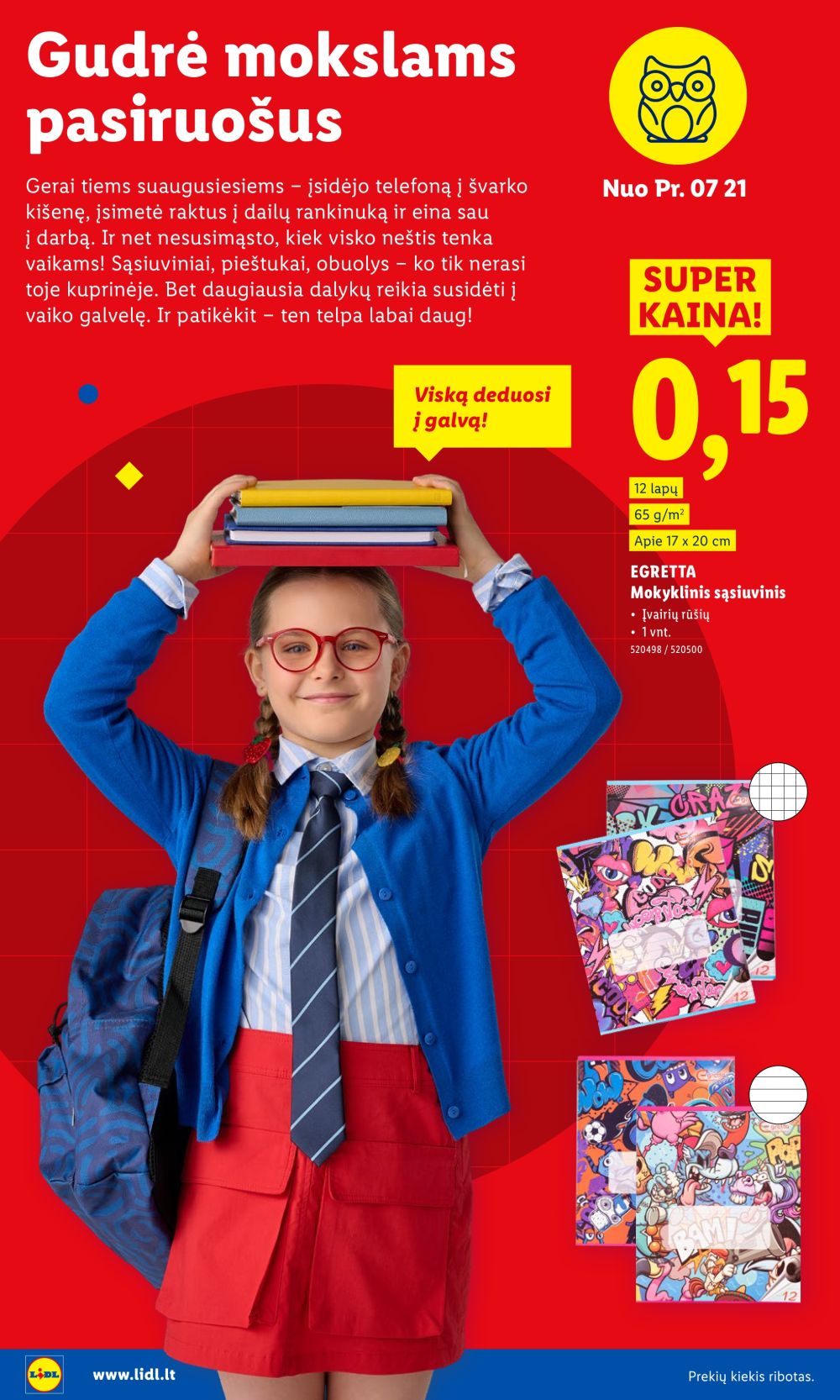 lidl - LIDL - Mokyklinių prekių katalogas (2025 08 21 - ) - page: 6 lidl - LIDL - Mokyklinių prekių katalogas (2025 08 21 - ) - page: 6