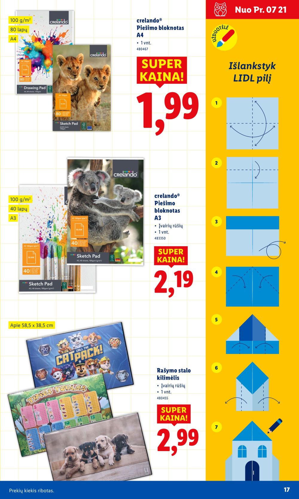 lidl - LIDL - Mokyklinių prekių katalogas (2025 08 21 - ) - page: 17 lidl - LIDL - Mokyklinių prekių katalogas (2025 08 21 - ) - page: 17