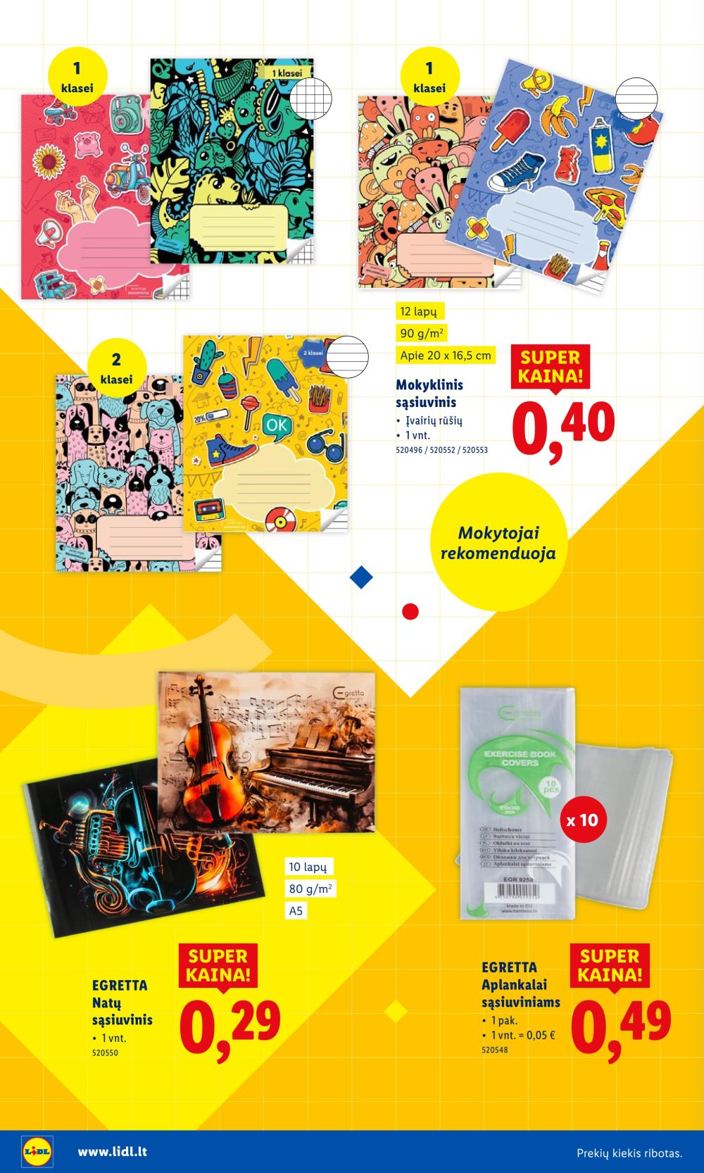 lidl - LIDL - Mokyklinių prekių katalogas (2025 08 21 - ) - page: 8 lidl - LIDL - Mokyklinių prekių katalogas (2025 08 21 - ) - page: 8