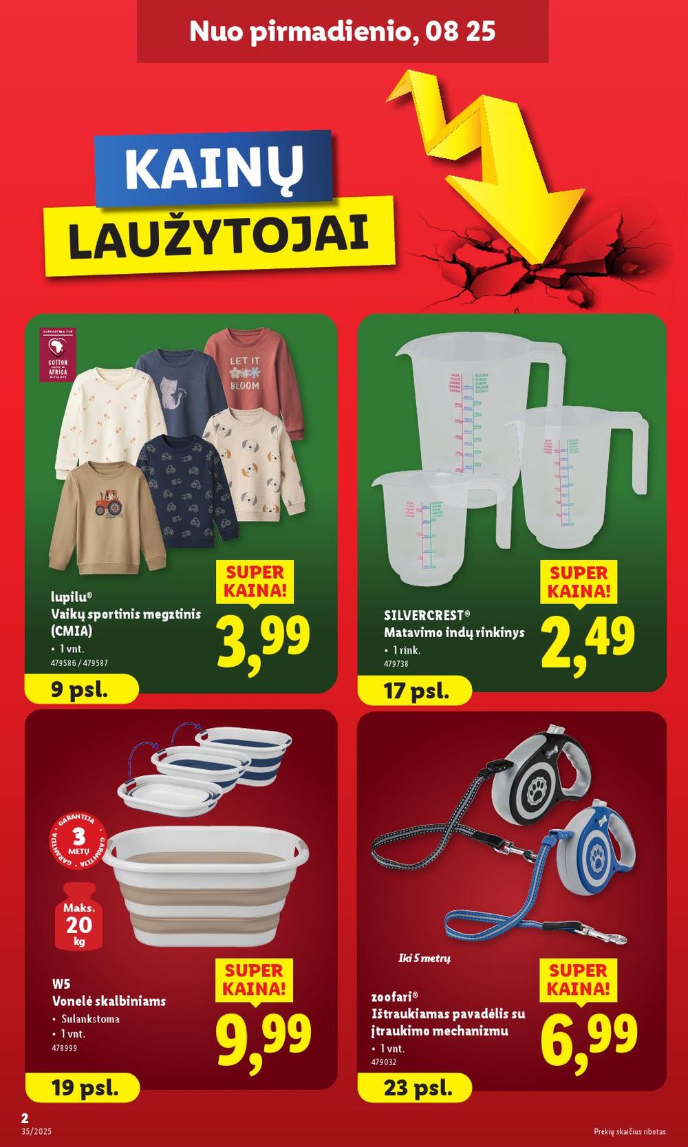 lidl - LIDL - Ne maisto prekių pasiūlymai (2025 08 25 - 2025 08 31) - page: 2 lidl - LIDL - Ne maisto prekių pasiūlymai (2025 08 25 - 2025 08 31) - page: 2