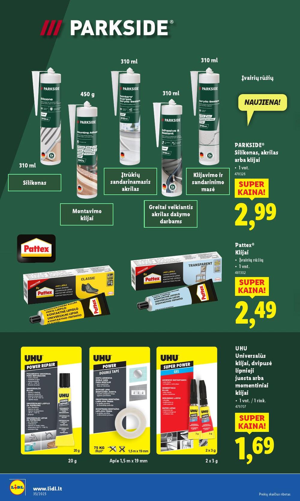 lidl - LIDL - Ne maisto prekių pasiūlymai (2025 08 25 - 2025 08 31) - page: 36 lidl - LIDL - Ne maisto prekių pasiūlymai (2025 08 25 - 2025 08 31) - page: 36