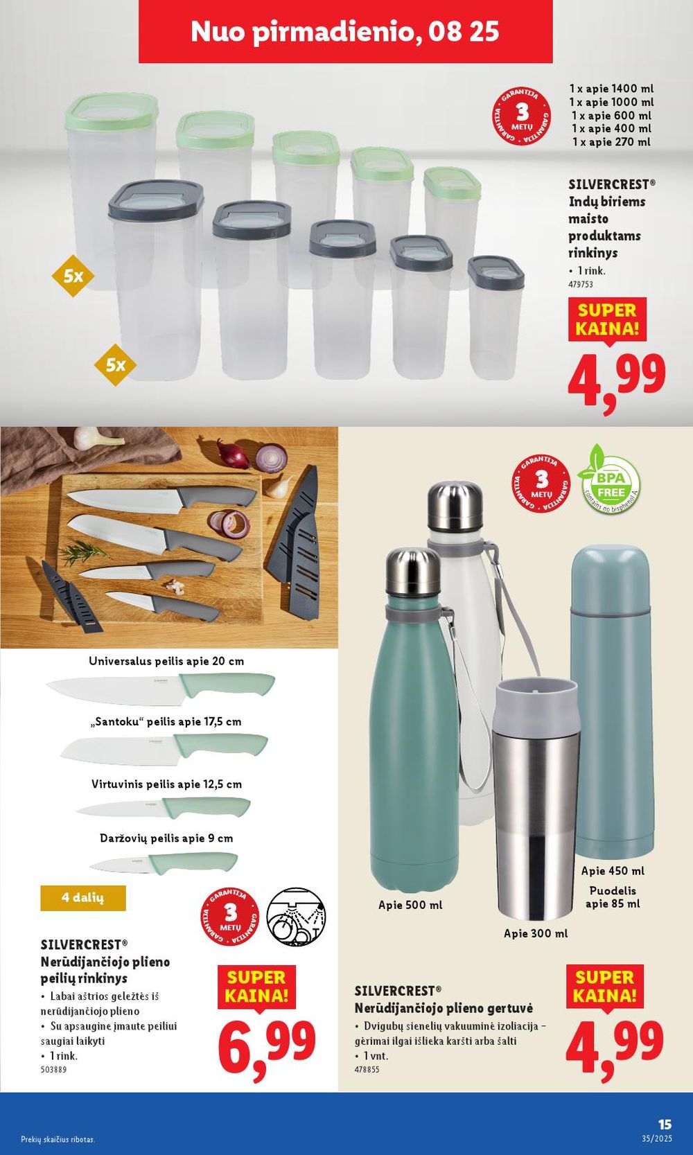 lidl - LIDL - Ne maisto prekių pasiūlymai (2025 08 25 - 2025 08 31) - page: 15 lidl - LIDL - Ne maisto prekių pasiūlymai (2025 08 25 - 2025 08 31) - page: 15