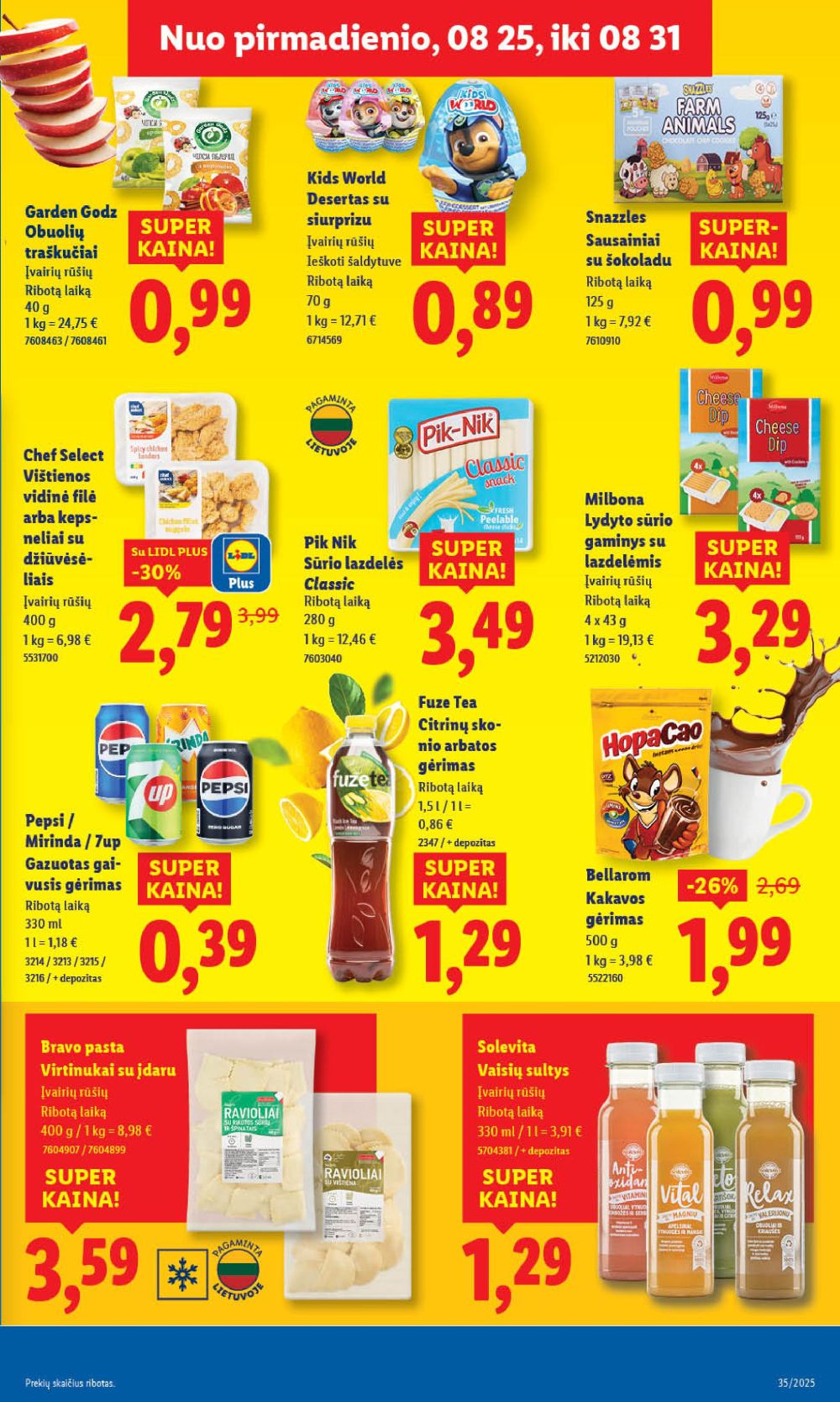 lidl - LIDL - Maisto prekių pasiūlymai (2025 08 28 - 2025 08 31) - page: 39 lidl - LIDL - Maisto prekių pasiūlymai (2025 08 28 - 2025 08 31) - page: 39