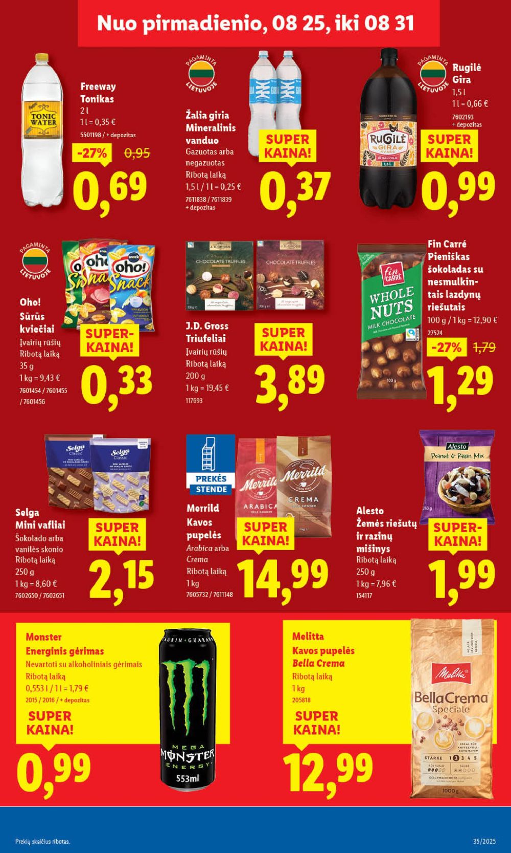 lidl - LIDL - Maisto prekių pasiūlymai (2025 08 28 - 2025 08 31) - page: 43 lidl - LIDL - Maisto prekių pasiūlymai (2025 08 28 - 2025 08 31) - page: 43
