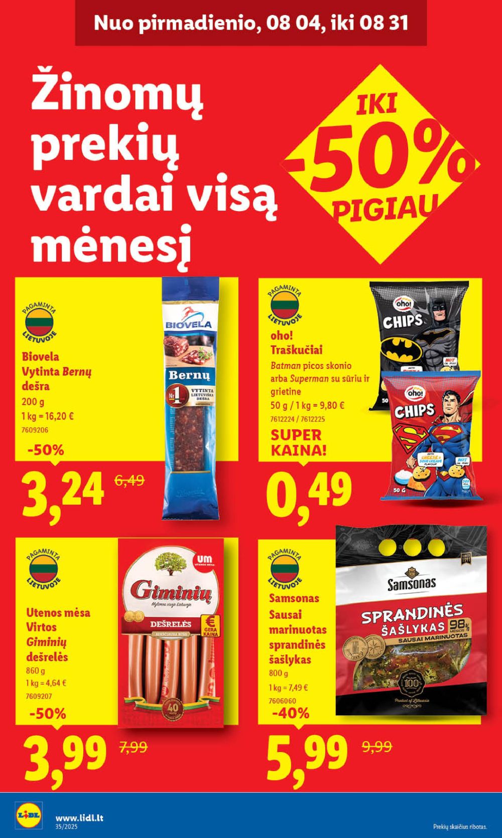 lidl - LIDL - Maisto prekių pasiūlymai (2025 08 28 - 2025 08 31) - page: 28 lidl - LIDL - Maisto prekių pasiūlymai (2025 08 28 - 2025 08 31) - page: 28