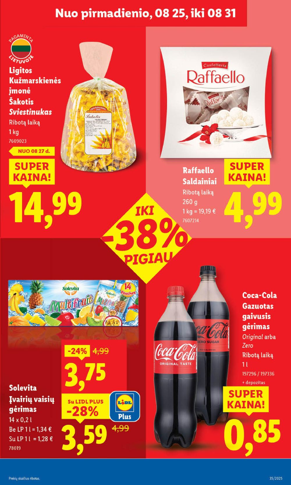 lidl - LIDL - Maisto prekių pasiūlymai (2025 08 28 - 2025 08 31) - page: 33 lidl - LIDL - Maisto prekių pasiūlymai (2025 08 28 - 2025 08 31) - page: 33