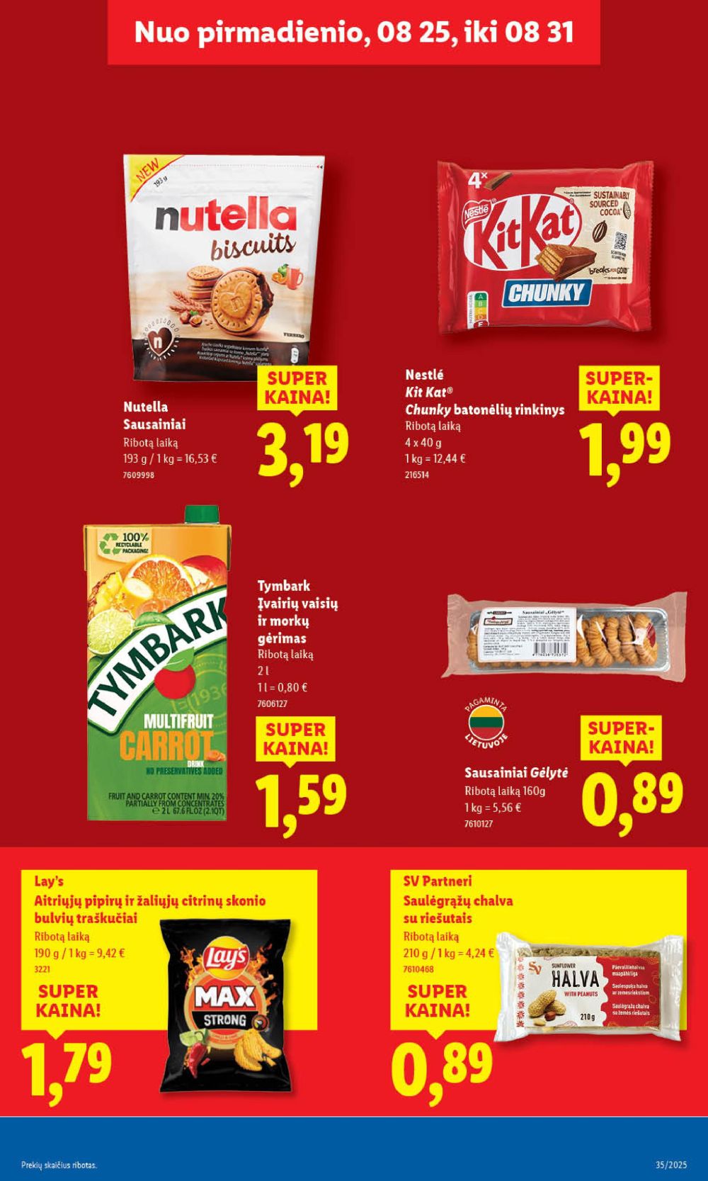 lidl - LIDL - Maisto prekių pasiūlymai (2025 08 28 - 2025 08 31) - page: 45 lidl - LIDL - Maisto prekių pasiūlymai (2025 08 28 - 2025 08 31) - page: 45