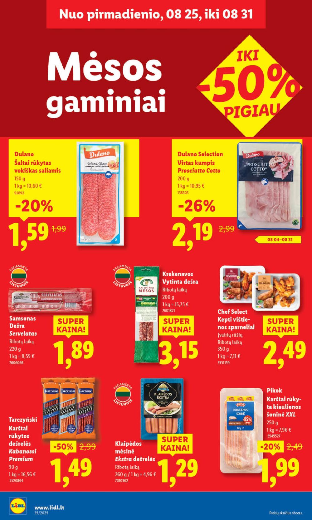 lidl - LIDL - Maisto prekių pasiūlymai (2025 08 28 - 2025 08 31) - page: 36 lidl - LIDL - Maisto prekių pasiūlymai (2025 08 28 - 2025 08 31) - page: 36