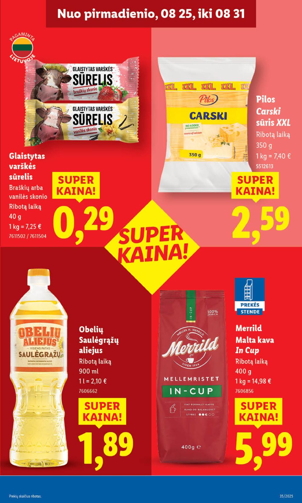 lidl - LIDL - Maisto prekių pasiūlymai (2025 08 28 - 2025 08 31) - page: 31 lidl - LIDL - Maisto prekių pasiūlymai (2025 08 28 - 2025 08 31) - page: 31
