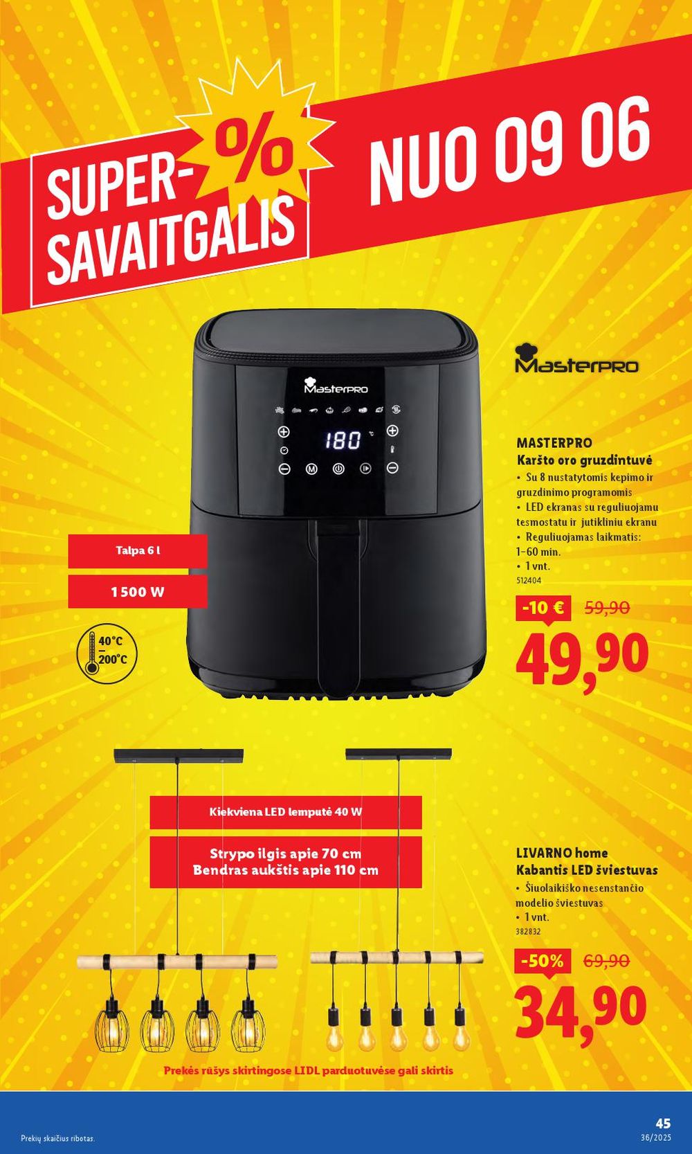 lidl - LIDL - Ne maisto prekių pasiūlymai (2025 09 01 - 2025 09 07) - page: 45 lidl - LIDL - Ne maisto prekių pasiūlymai (2025 09 01 - 2025 09 07) - page: 45