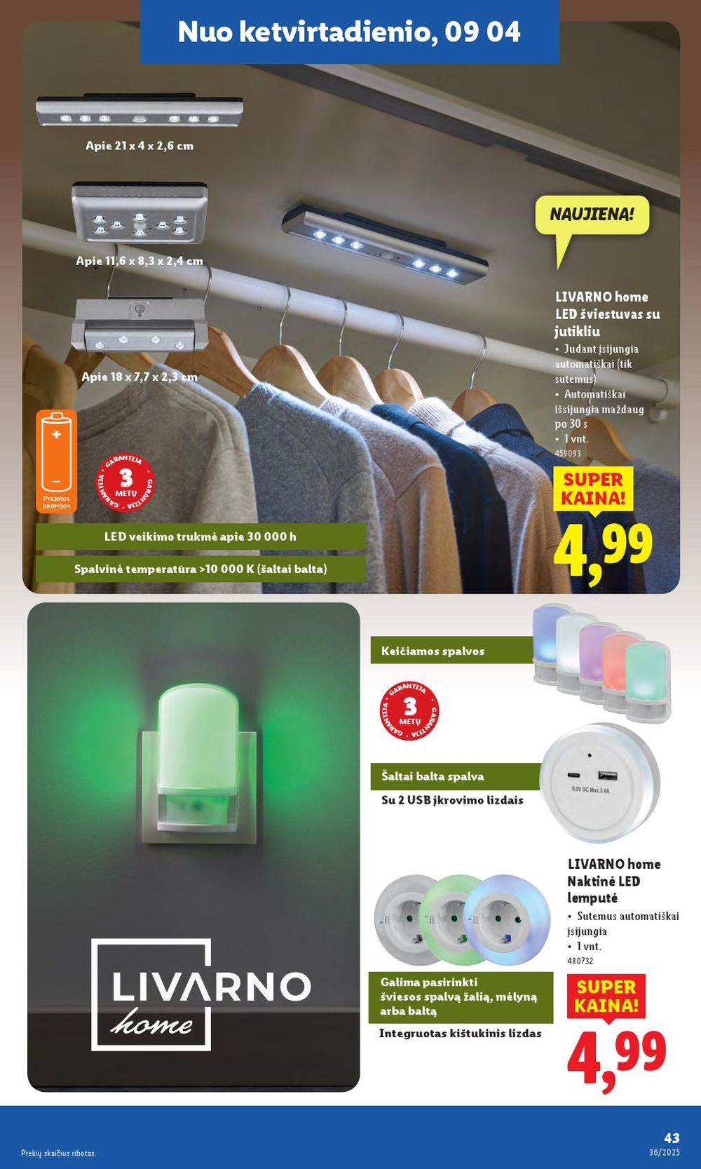 lidl - LIDL - Ne maisto prekių pasiūlymai (2025 09 01 - 2025 09 07) - page: 43 lidl - LIDL - Ne maisto prekių pasiūlymai (2025 09 01 - 2025 09 07) - page: 43