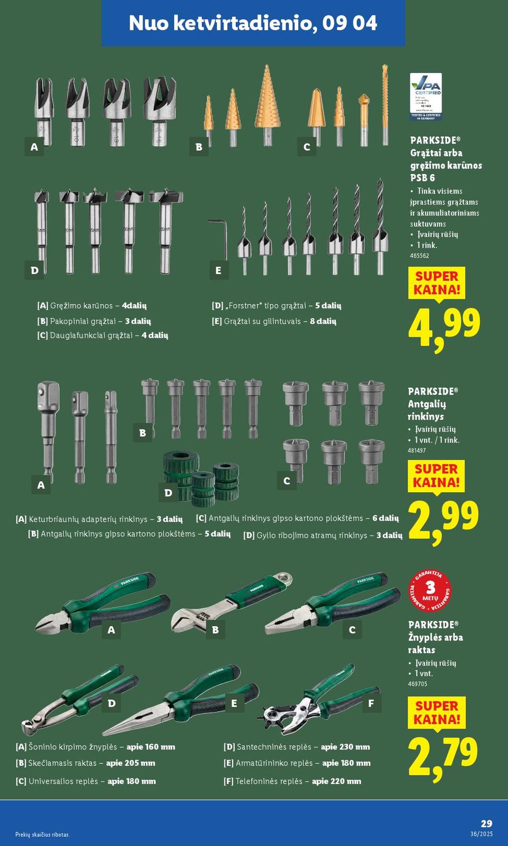 lidl - LIDL - Ne maisto prekių pasiūlymai (2025 09 01 - 2025 09 07) - page: 29 lidl - LIDL - Ne maisto prekių pasiūlymai (2025 09 01 - 2025 09 07) - page: 29
