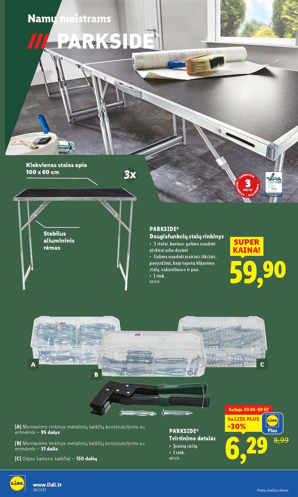 lidl - LIDL - Ne maisto prekių pasiūlymai (2025 09 01 - 2025 09 07) - page: 30 lidl - LIDL - Ne maisto prekių pasiūlymai (2025 09 01 - 2025 09 07) - page: 30