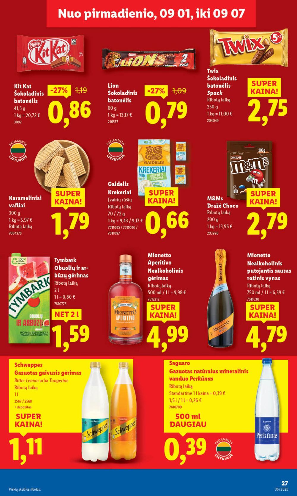 lidl - LIDL - Maisto prekių pasiūlymai (2025 09 01 - 2025 09 07) - page: 37 lidl - LIDL - Maisto prekių pasiūlymai (2025 09 01 - 2025 09 07) - page: 37