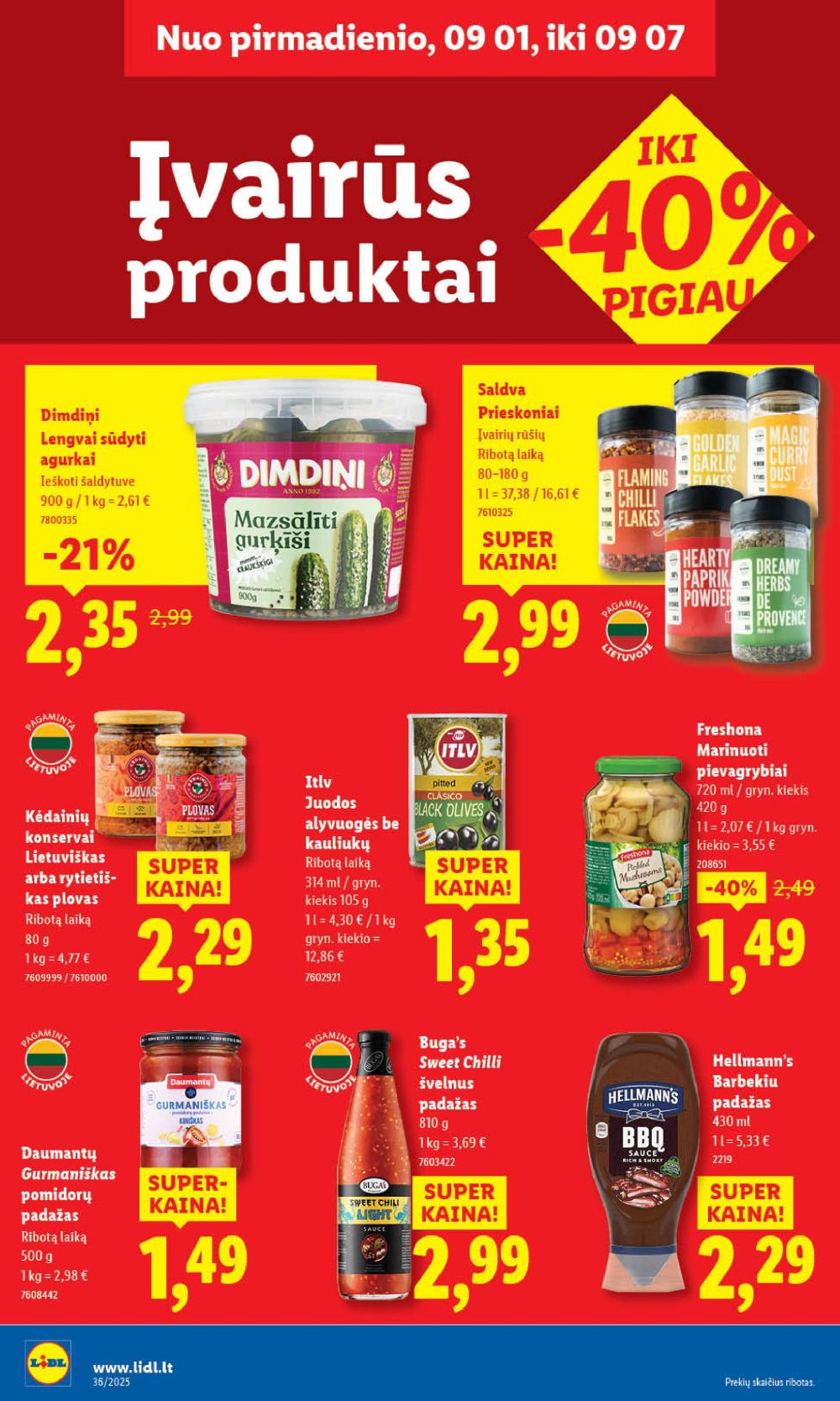 lidl - LIDL - Maisto prekių pasiūlymai (2025 09 01 - 2025 09 07) - page: 32 lidl - LIDL - Maisto prekių pasiūlymai (2025 09 01 - 2025 09 07) - page: 32