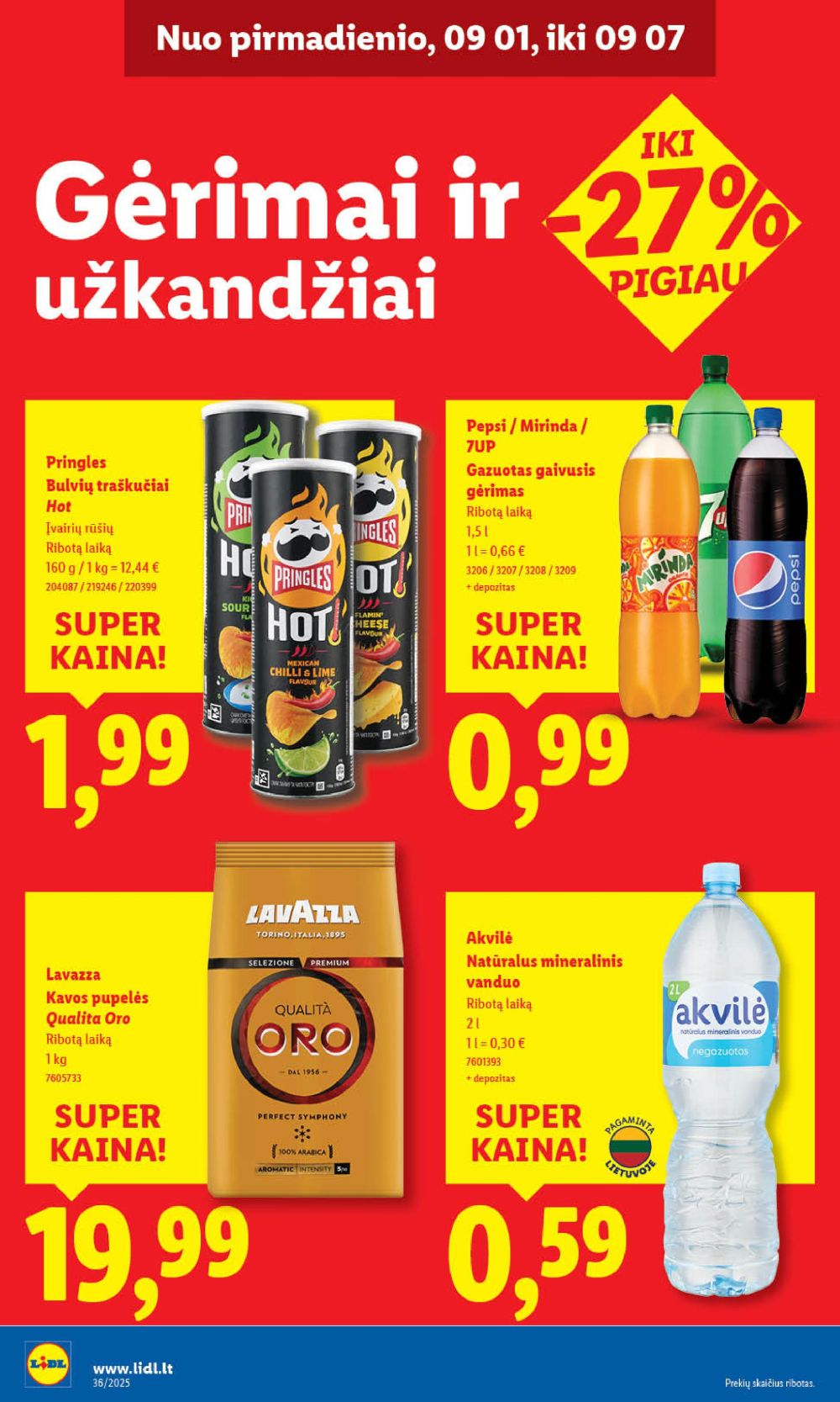lidl - LIDL - Maisto prekių pasiūlymai (2025 09 01 - 2025 09 07) - page: 36 lidl - LIDL - Maisto prekių pasiūlymai (2025 09 01 - 2025 09 07) - page: 36