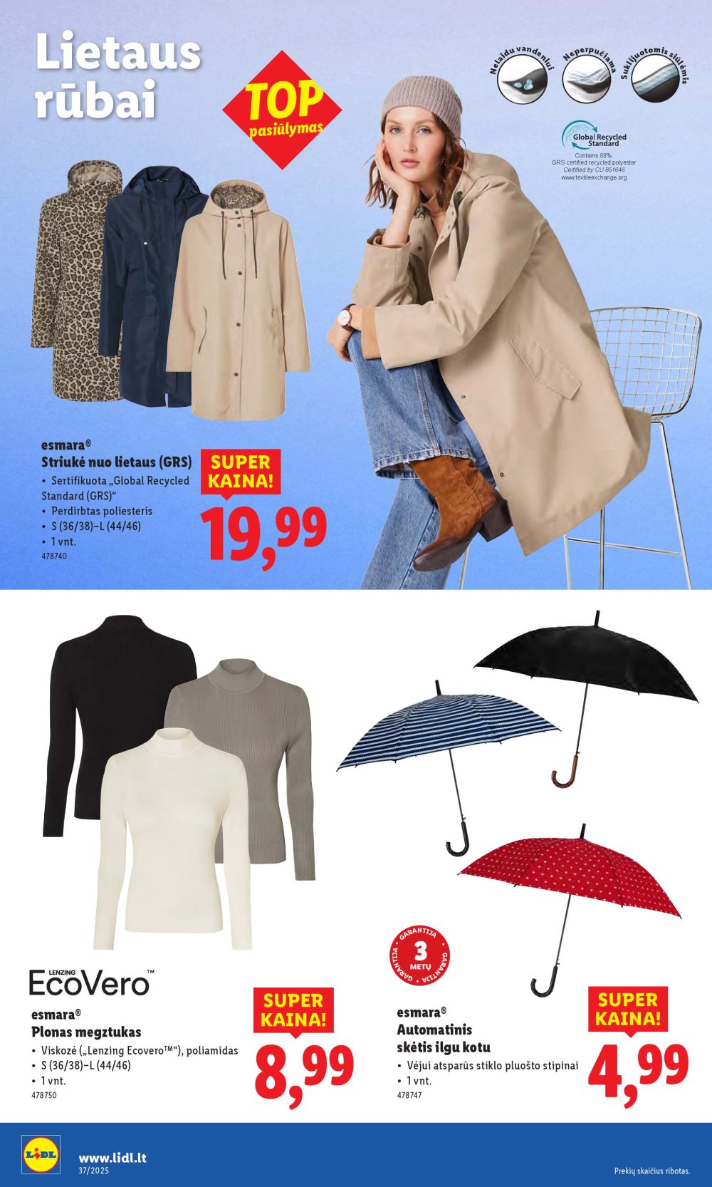 lidl - LIDL - Ne maisto prekių pasiūlymai (2025 09 08 - 2025 09 14) - page: 2