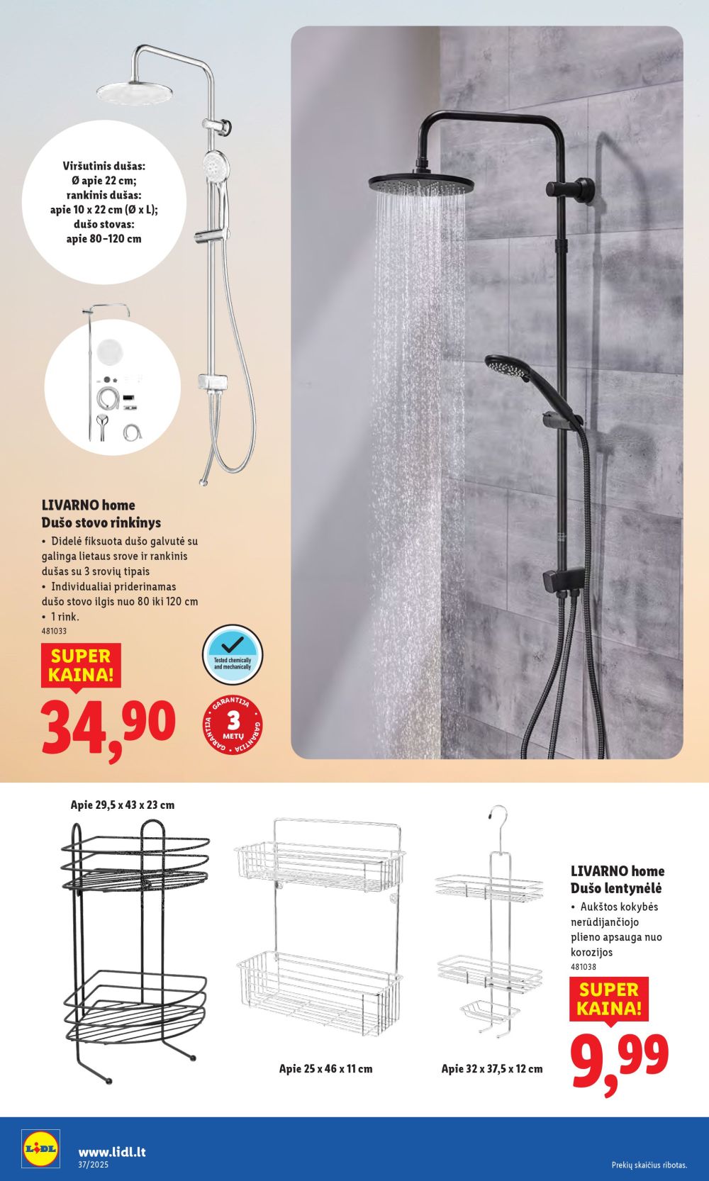 lidl - LIDL - Ne maisto prekių pasiūlymai (2025 09 08 - 2025 09 14) - page: 12