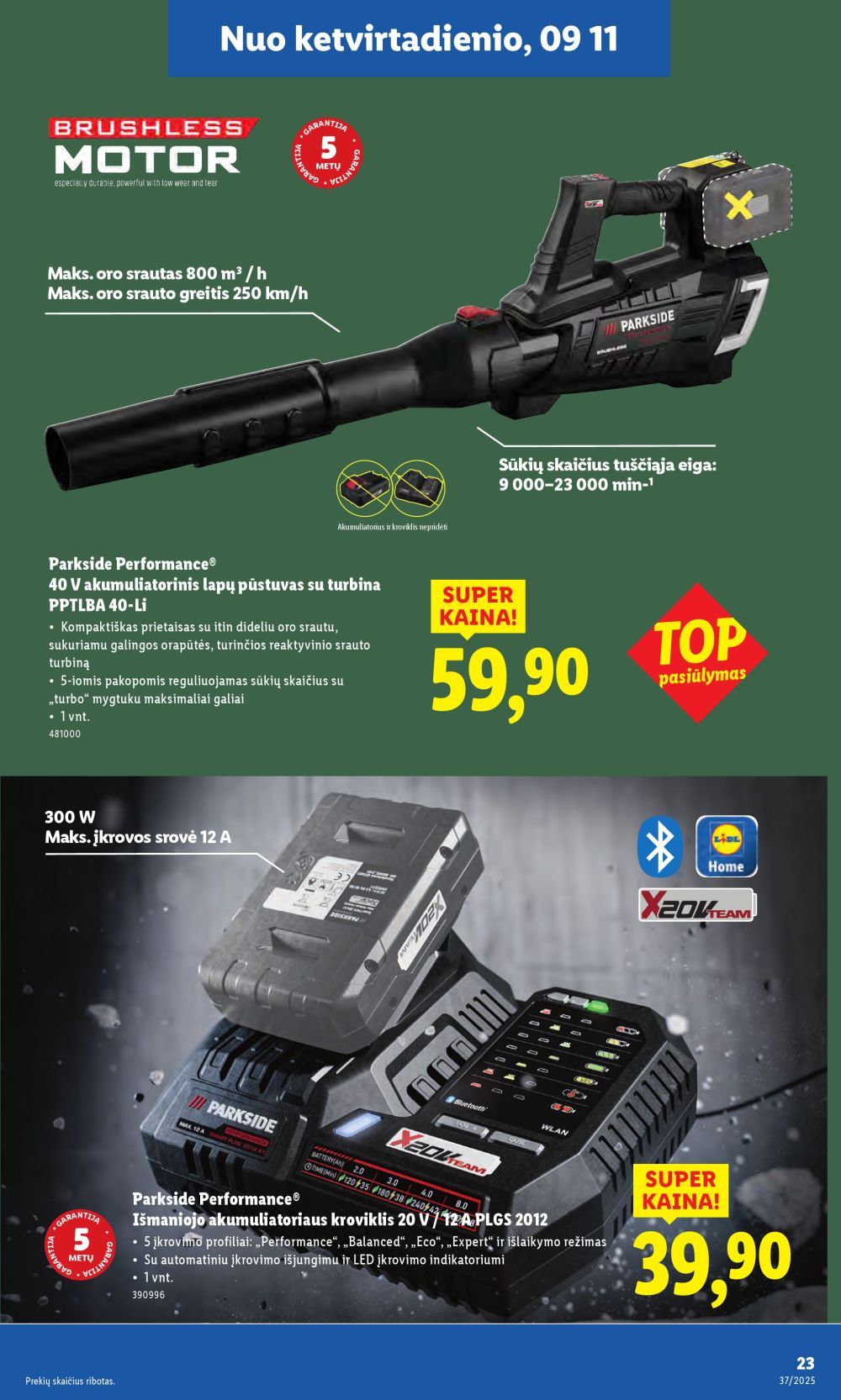 lidl - LIDL - Ne maisto prekių pasiūlymai (2025 09 08 - 2025 09 14) - page: 23