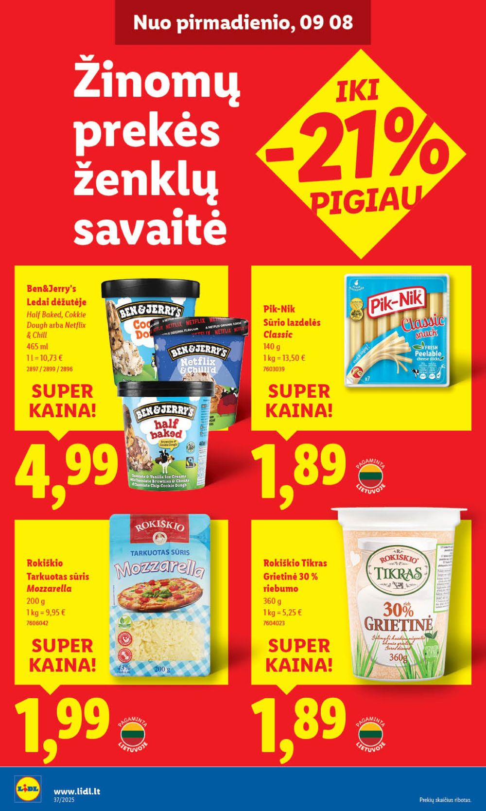 lidl - LIDL - Maisto prekių pasiūlymai (2025 09 08 - 2025 09 14) - page: 22 lidl - LIDL - Maisto prekių pasiūlymai (2025 09 08 - 2025 09 14) - page: 22