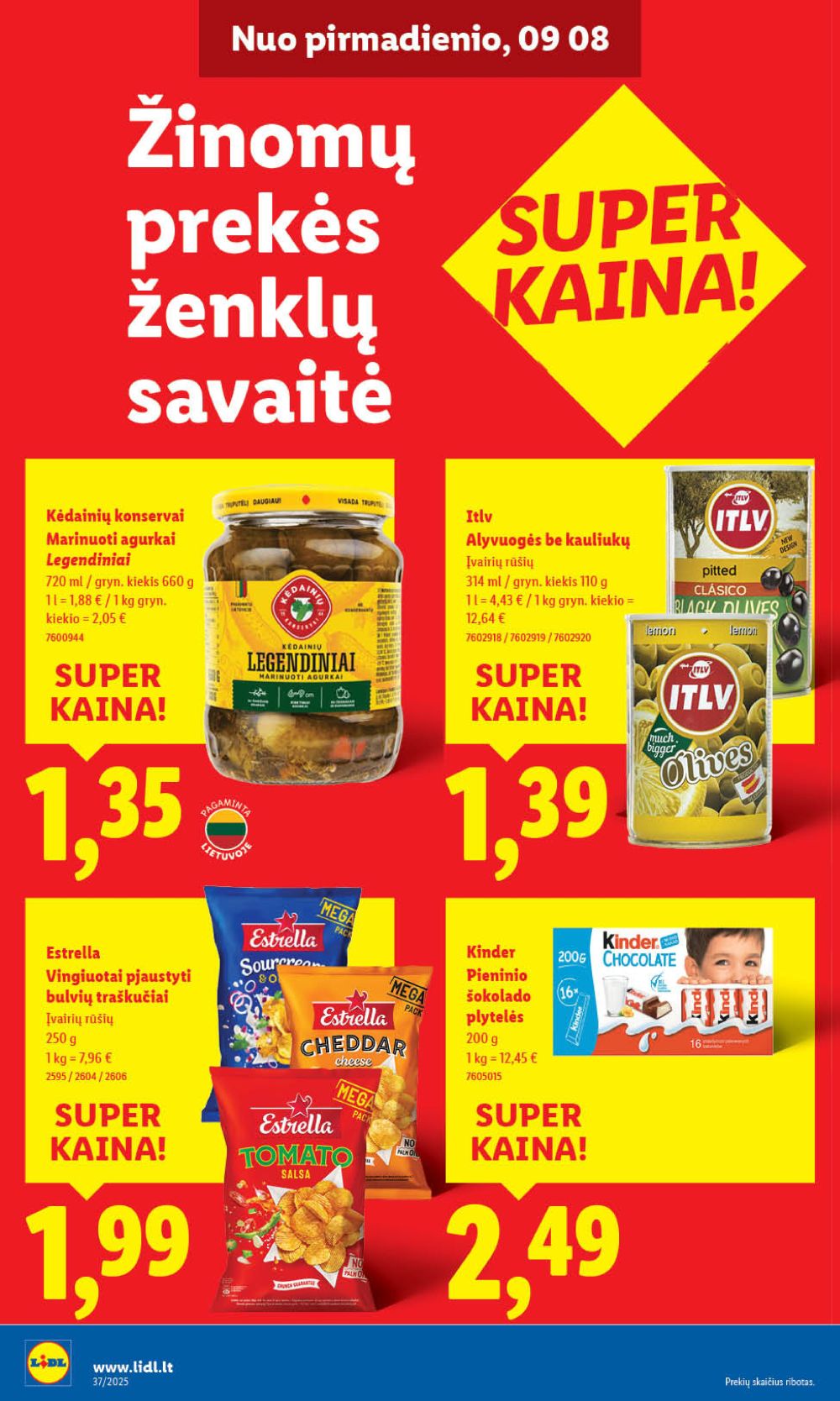 lidl - LIDL - Maisto prekių pasiūlymai (2025 09 08 - 2025 09 14) - page: 26 lidl - LIDL - Maisto prekių pasiūlymai (2025 09 08 - 2025 09 14) - page: 26