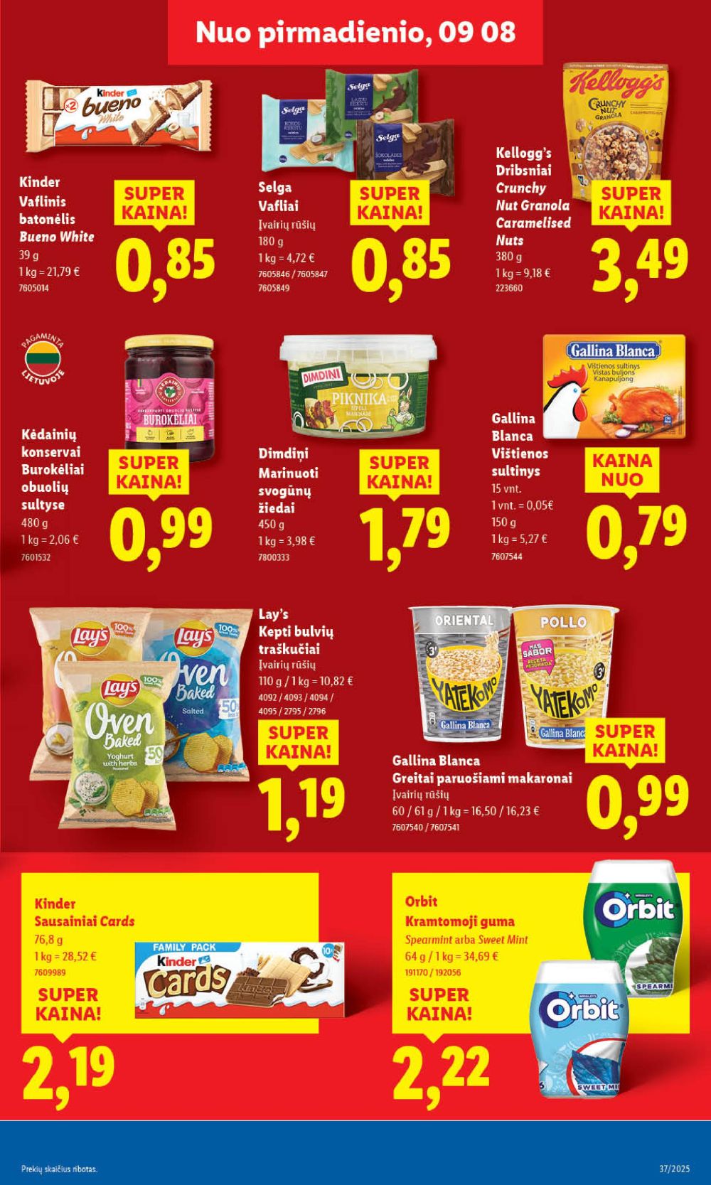 lidl - LIDL - Maisto prekių pasiūlymai (2025 09 11 - 2025 09 14) - page: 37 lidl - LIDL - Maisto prekių pasiūlymai (2025 09 11 - 2025 09 14) - page: 37