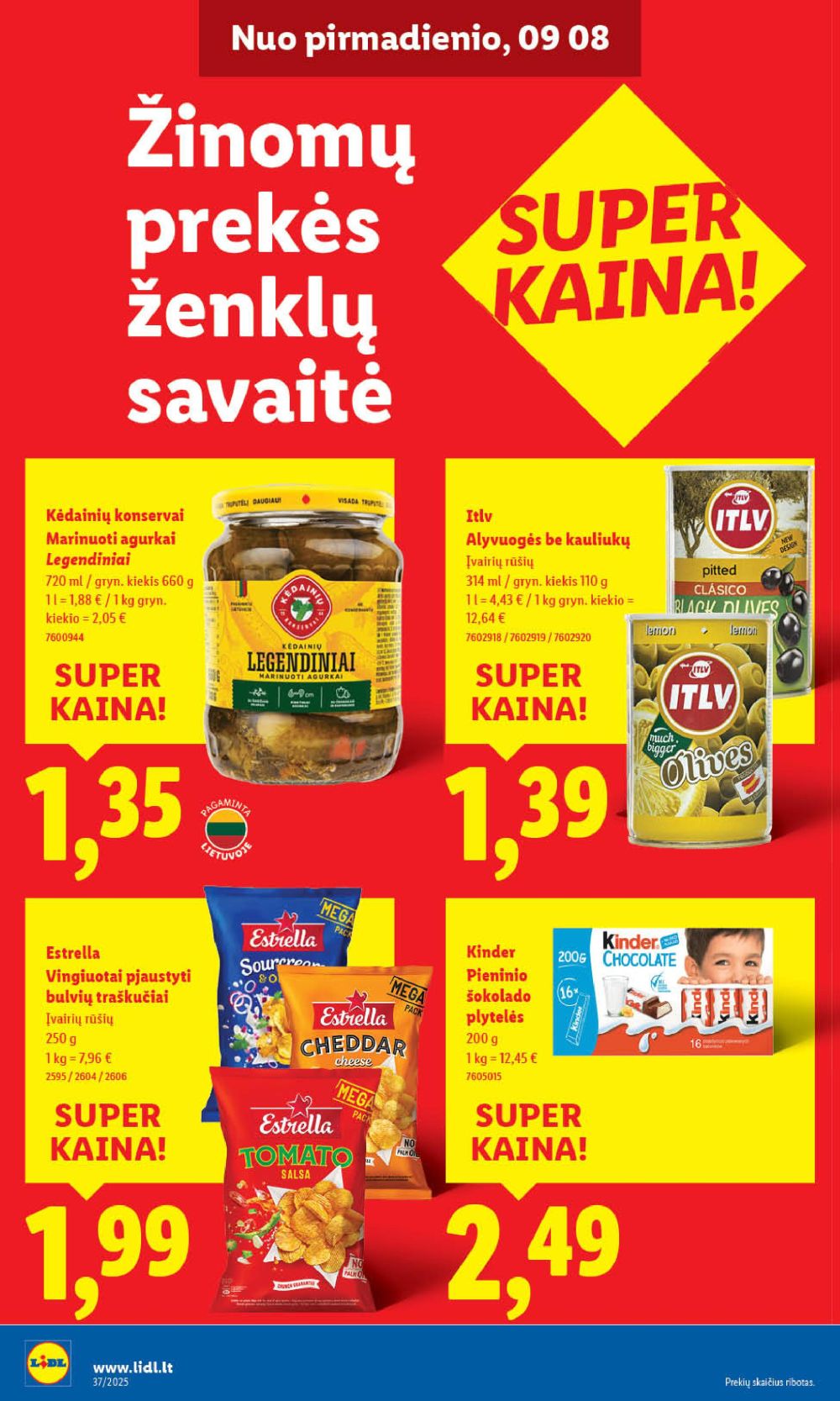 lidl - LIDL - Maisto prekių pasiūlymai (2025 09 11 - 2025 09 14) - page: 36 lidl - LIDL - Maisto prekių pasiūlymai (2025 09 11 - 2025 09 14) - page: 36