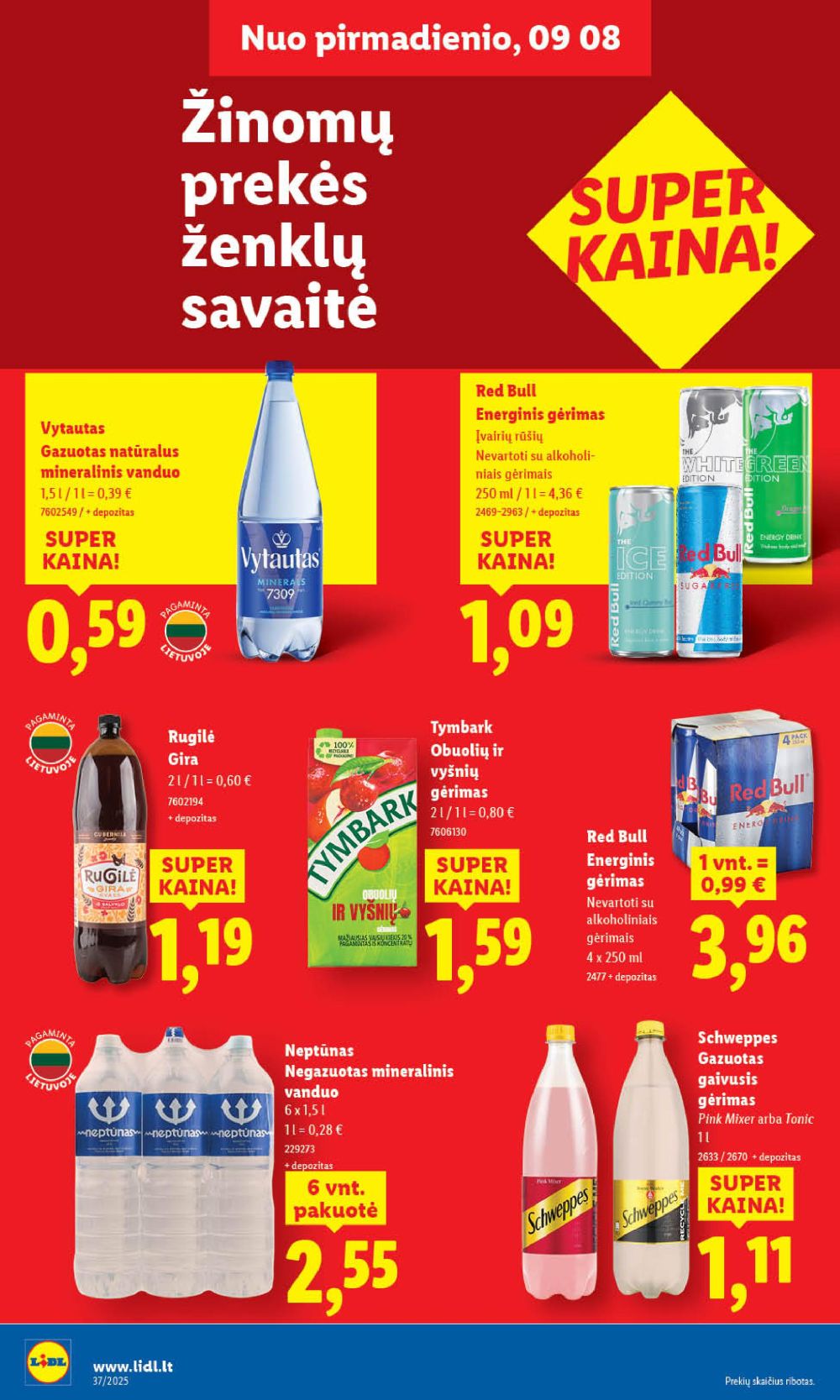 lidl - LIDL - Maisto prekių pasiūlymai (2025 09 11 - 2025 09 14) - page: 38 lidl - LIDL - Maisto prekių pasiūlymai (2025 09 11 - 2025 09 14) - page: 38