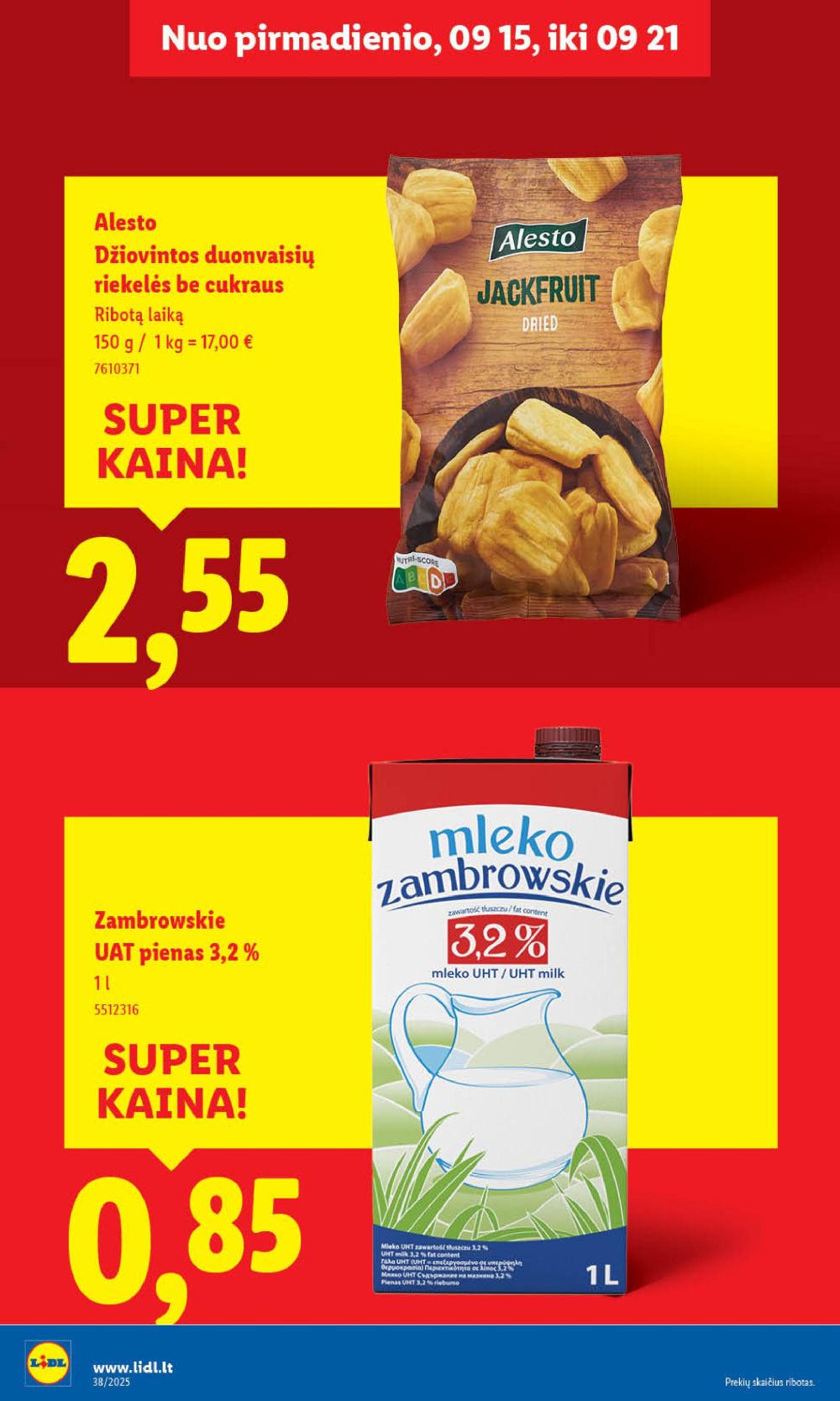 lidl - LIDL - Maisto prekių pasiūlymai (2025 09 15 - 2025 09 21) - page: 20 lidl - LIDL - Maisto prekių pasiūlymai (2025 09 15 - 2025 09 21) - page: 20