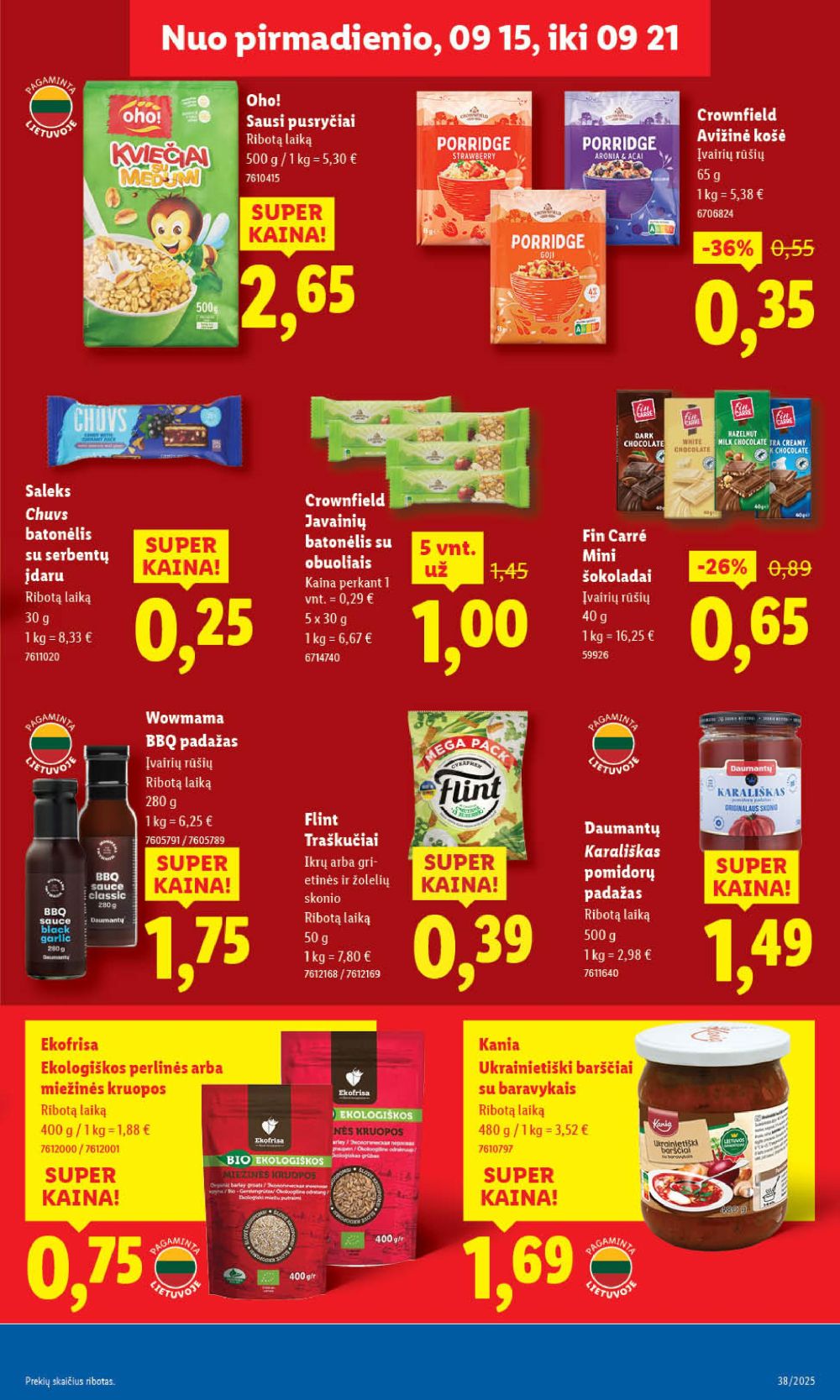 lidl - LIDL - Maisto prekių pasiūlymai (2025 09 15 - 2025 09 21) - page: 33 lidl - LIDL - Maisto prekių pasiūlymai (2025 09 15 - 2025 09 21) - page: 33